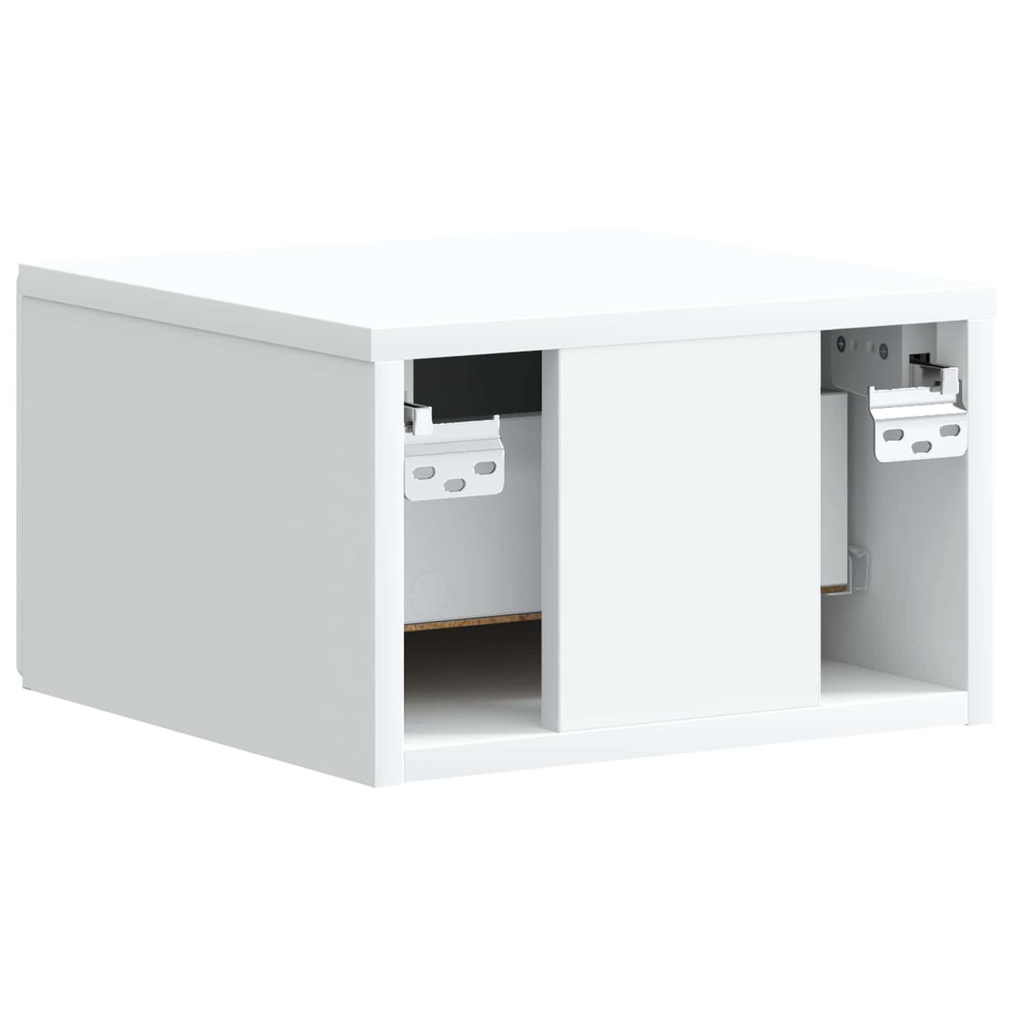 Vegghengt Nattbord Hvit 34,5 x 33 x 20 cm Konstruert tre