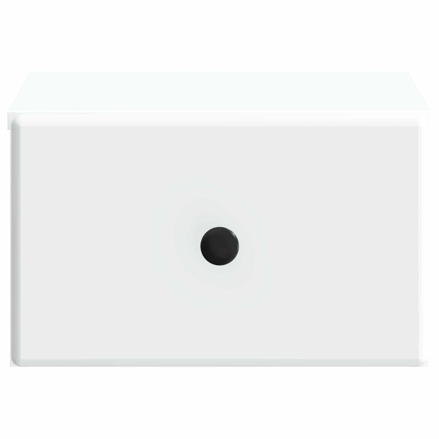 Vegghengt Nattbord 2 pcs Hvit 34,5 x 33 x 20 cm Konstruert tre