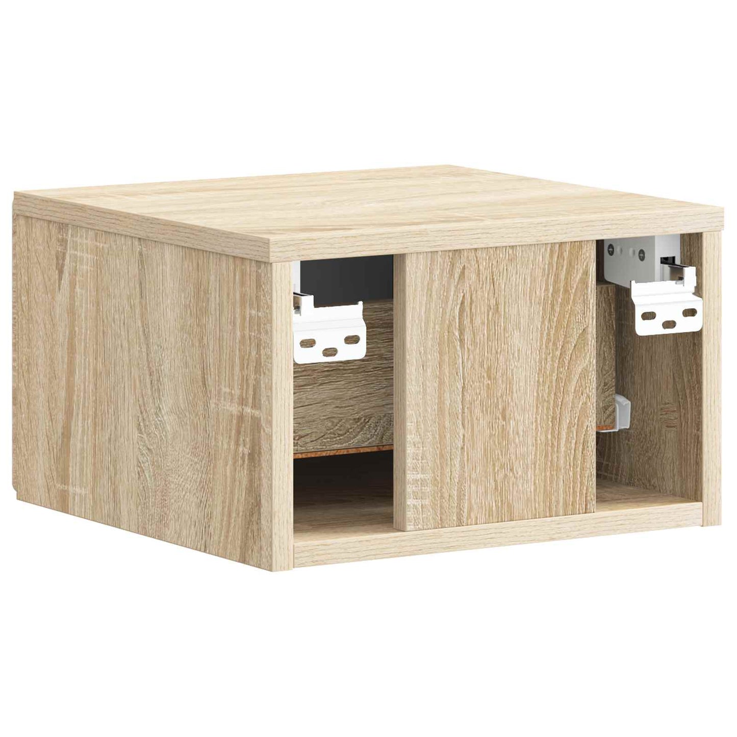 Vegghengt Nattbord Sonoma eik 34,5 x 33 x 20 cm Konstruert tre