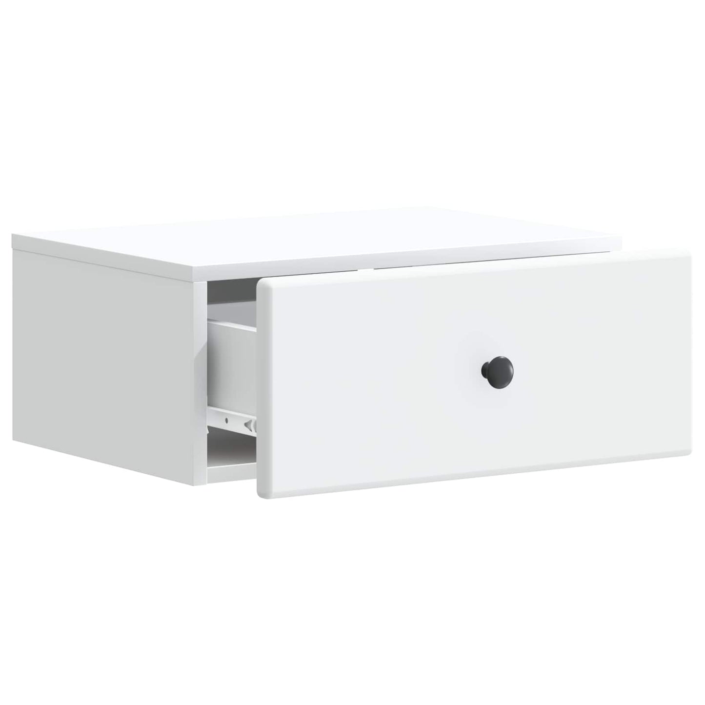 Vegghengt Nattbord 2 pcs Hvit 49 x 34,5 x 20 cm Konstruert tre