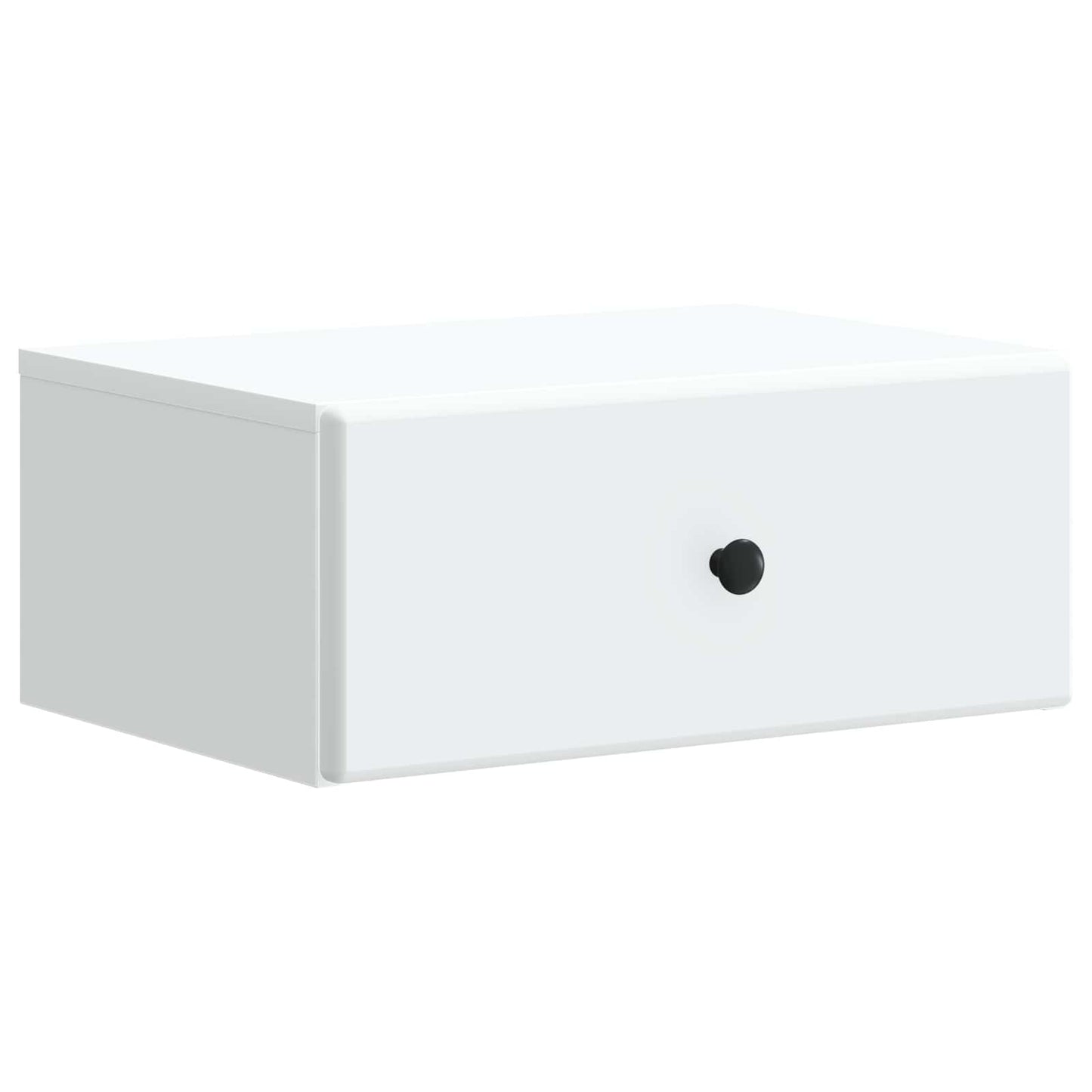 Vegghengt Nattbord 2 pcs Hvit 49 x 34,5 x 20 cm Konstruert tre