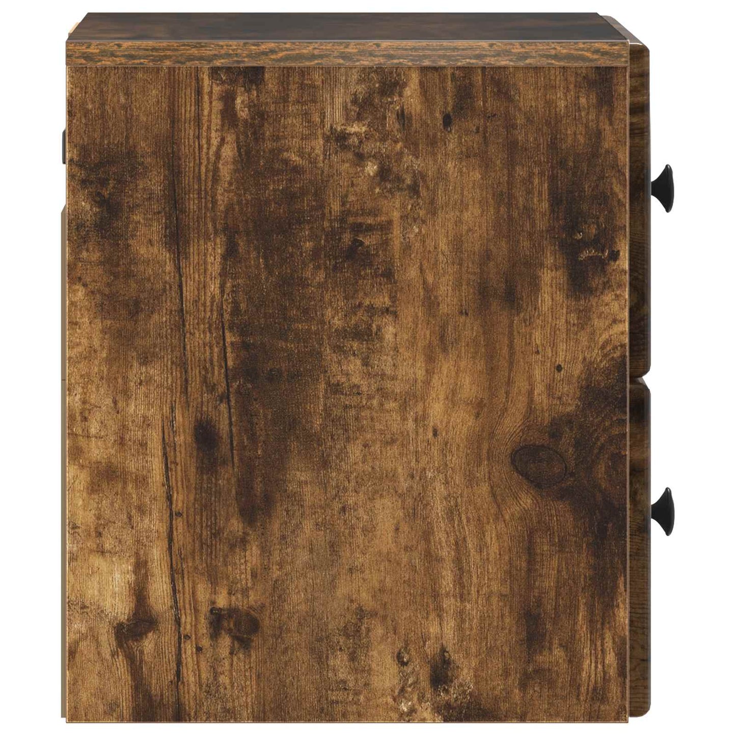Vegghengt Nattbord Røkt Eik 34,5 x 33 x 40 cm Konstruert tre