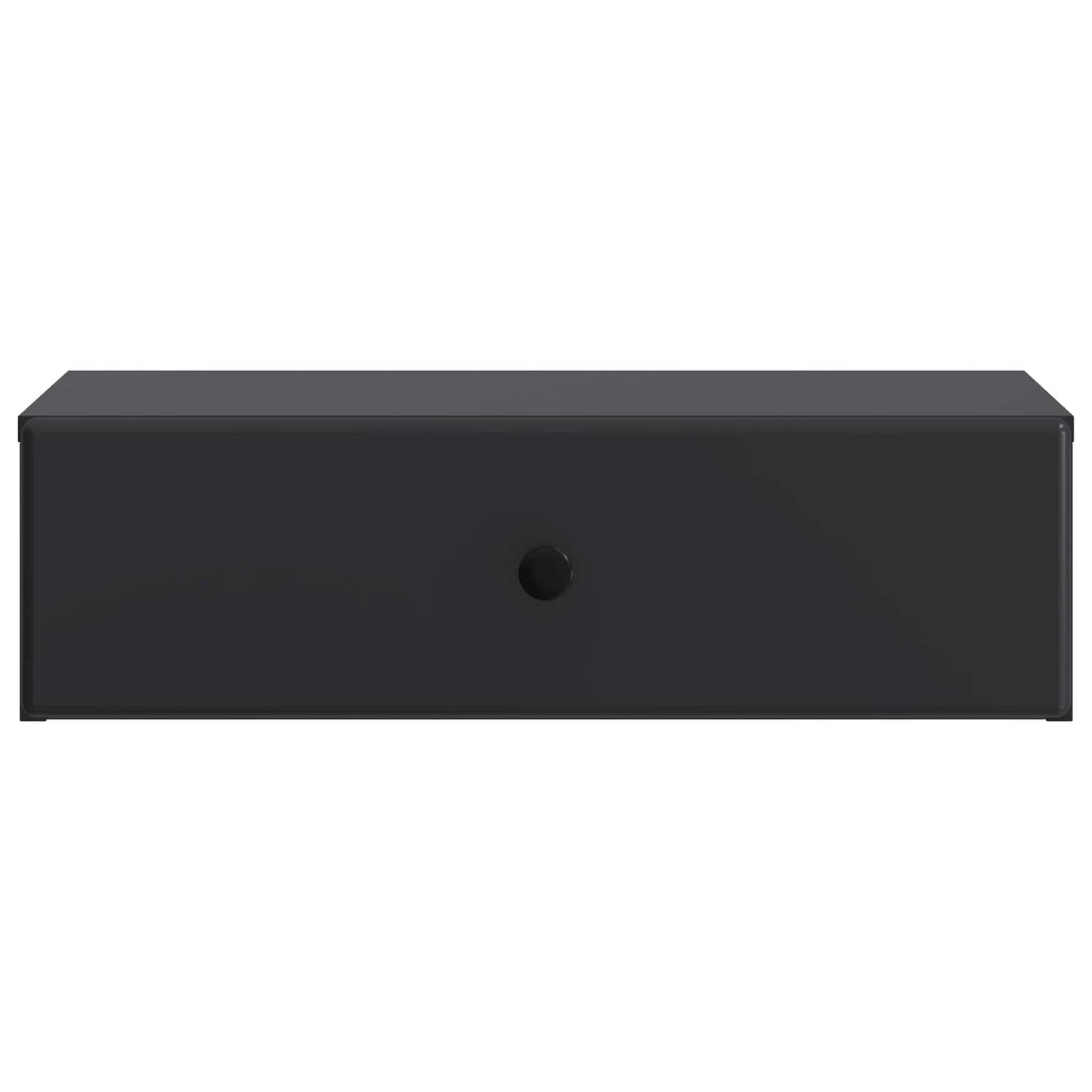 Vegghengt Sidebord Svart 59 x 34,5 x 17 cm Konstruert tre