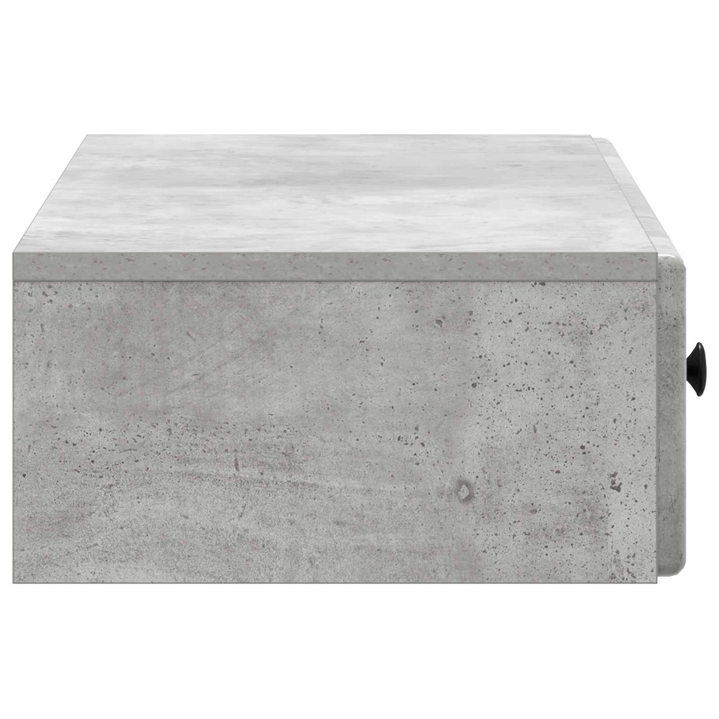 Vegghengt Sidebord Betonggrå 87,5 x 34,5 x 17 cm Konstruert tre