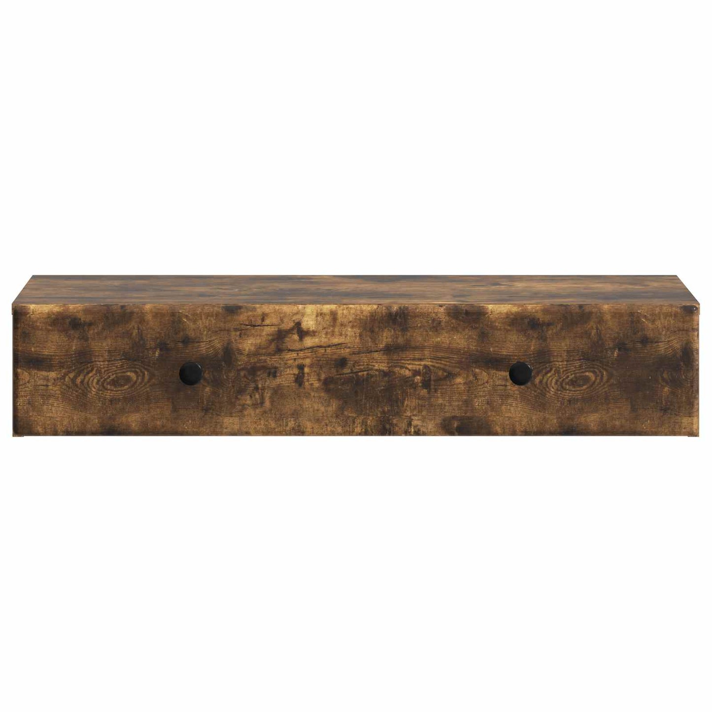 Vegghengt Sidebord Røkt Eik 87,5 x 34,5 x 17 cm Konstruert tre