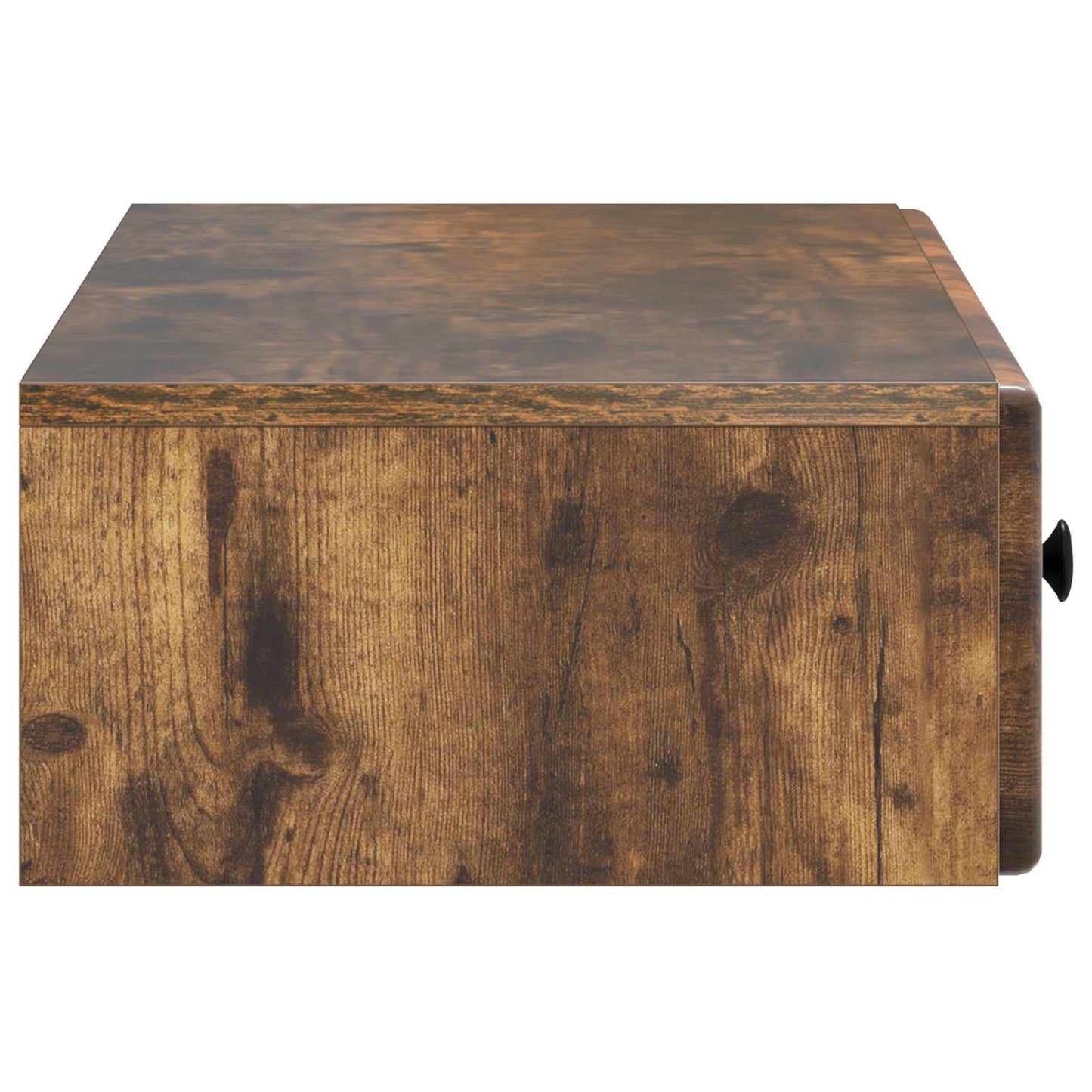 Vegghengt Sidebord Røkt Eik 87,5 x 34,5 x 17 cm Konstruert tre