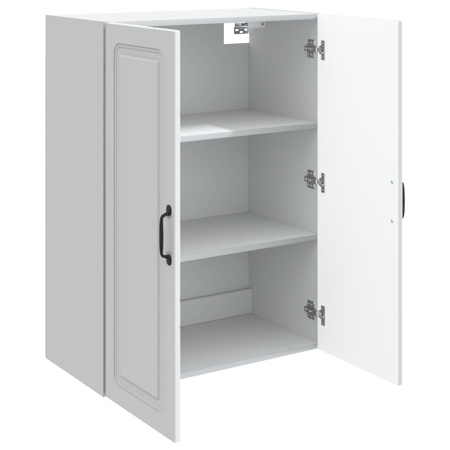 Vegghengt skap Hvit 66 x 34,5 x 90 cm Konstruert tre