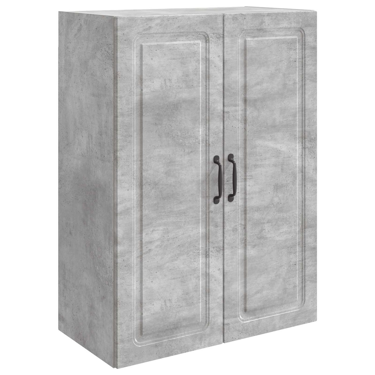 Vegghengt skap Betonggrå 66 x 34,5 x 90 cm Konstruert tre
