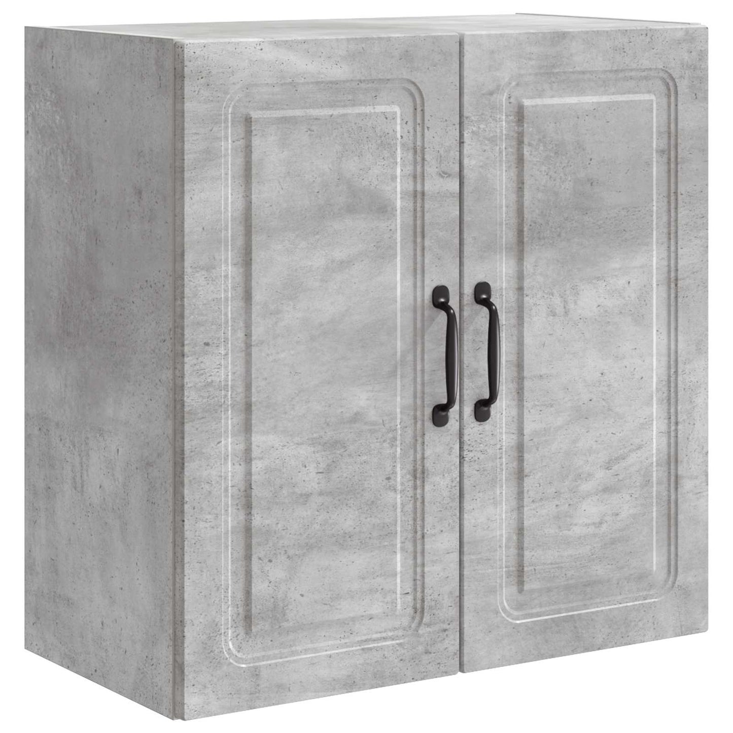 Vegghengt skap Betonggrå 59 x 31 x 60 cm Konstruert tre