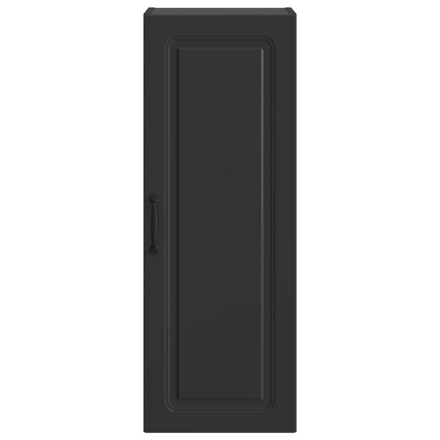 Vegghengt skap Svart 33 x 34,5 x 90 cm Konstruert tre