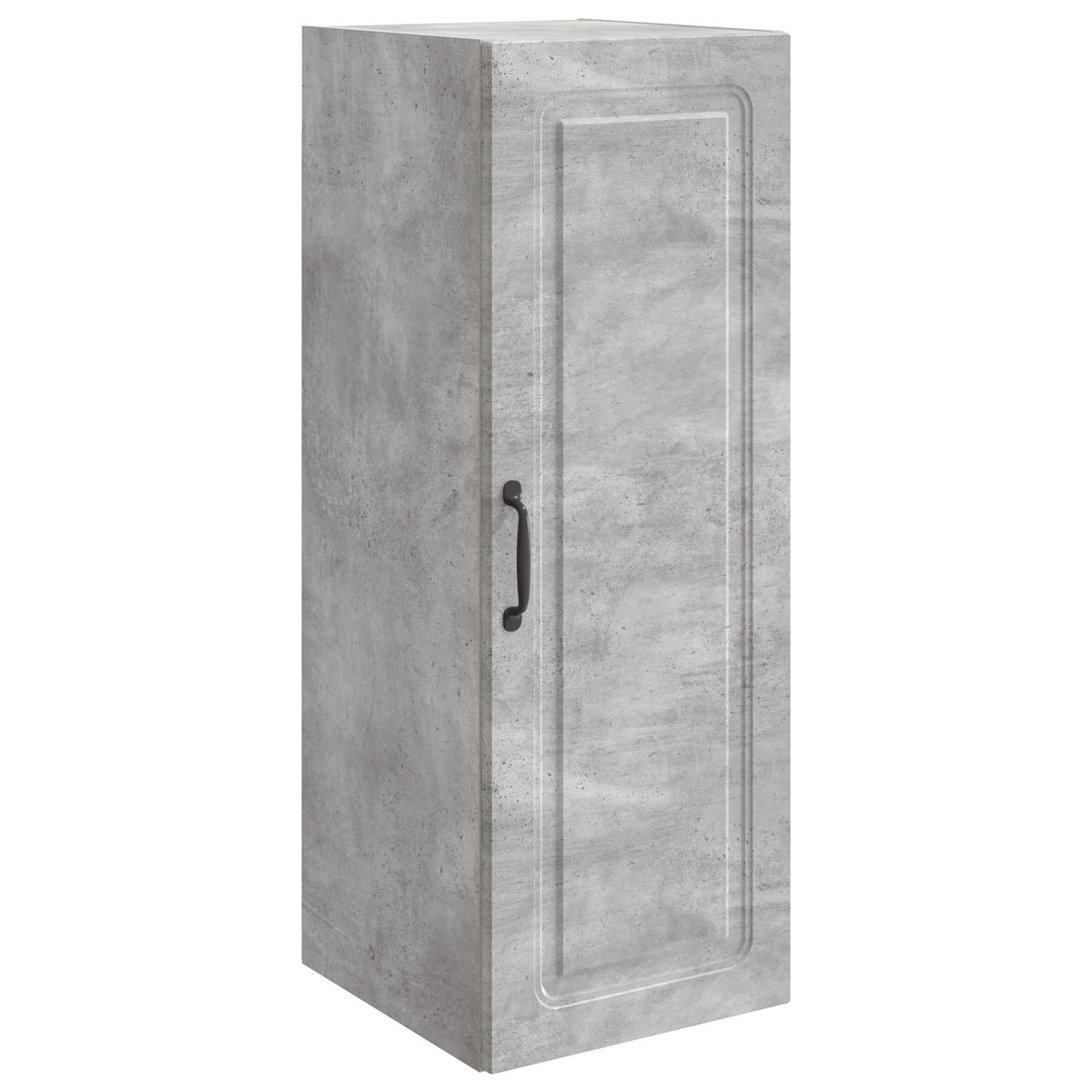 Vegghengt skap Betonggrå 33 x 34,5 x 90 cm Konstruert tre