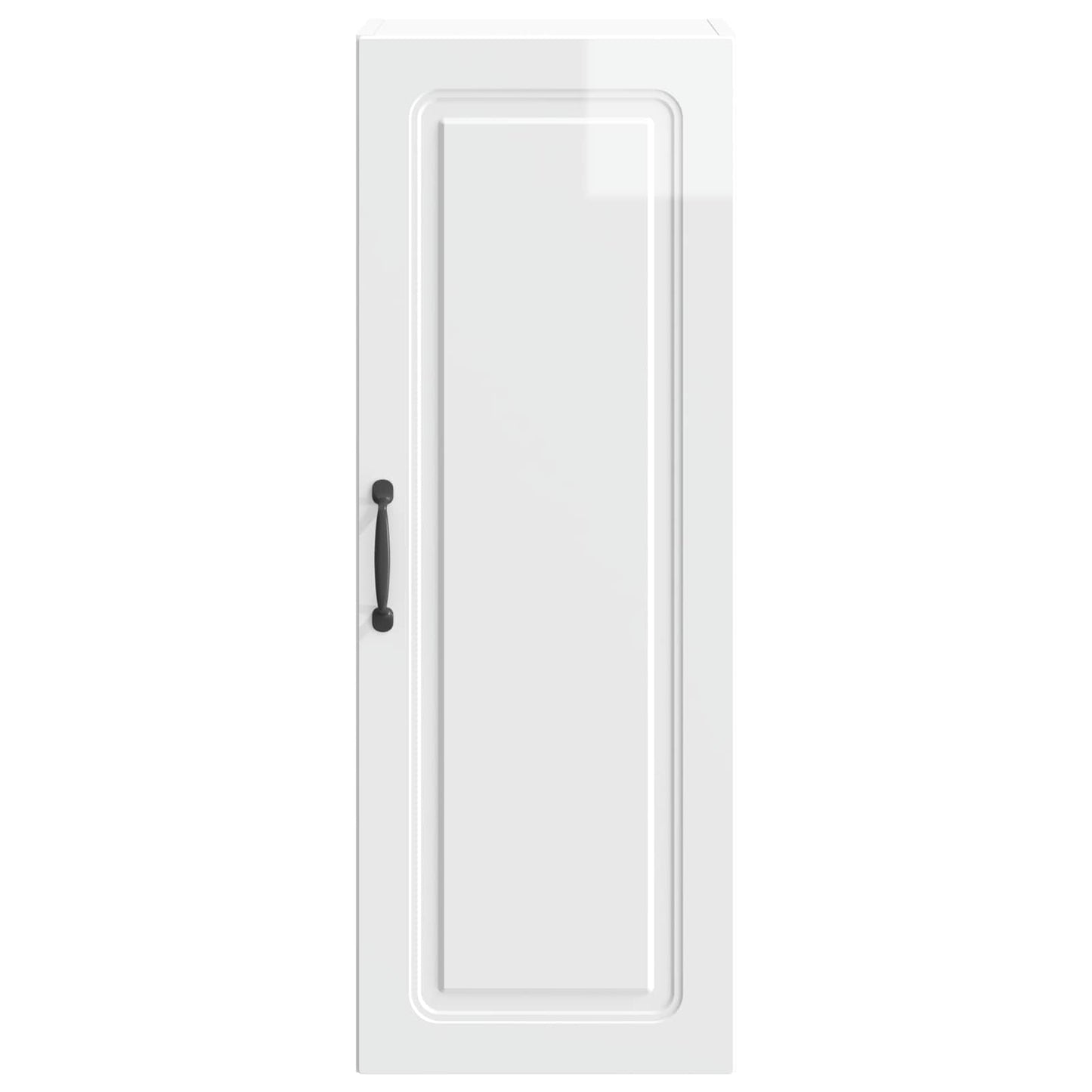 Vegghengt skap Høgglans hvit 33 x 34,5 x 90 cm Konstruert tre