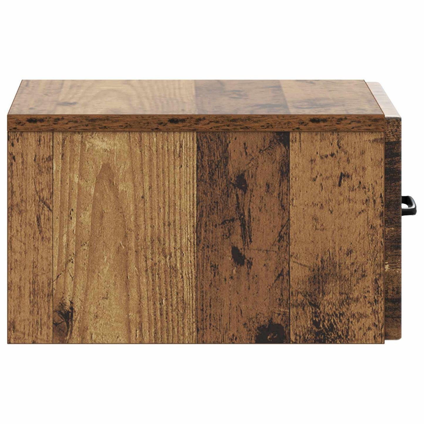 Vegghengt Nattbord 2 pcs Gammelt tre 34,5 x 33 x 20 cm
