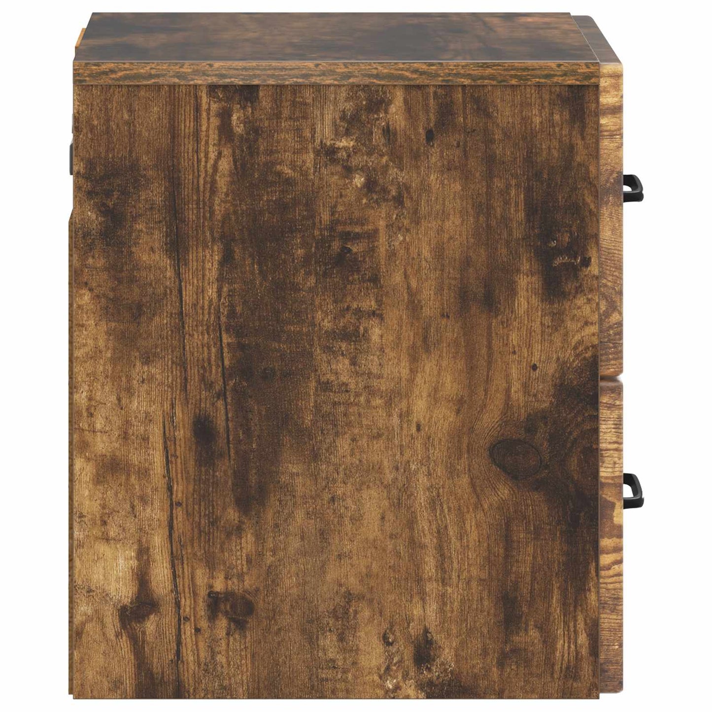 Vegghengt Nattbord Røkt Eik 34,5 x 33 x 40 cm Konstruert tre