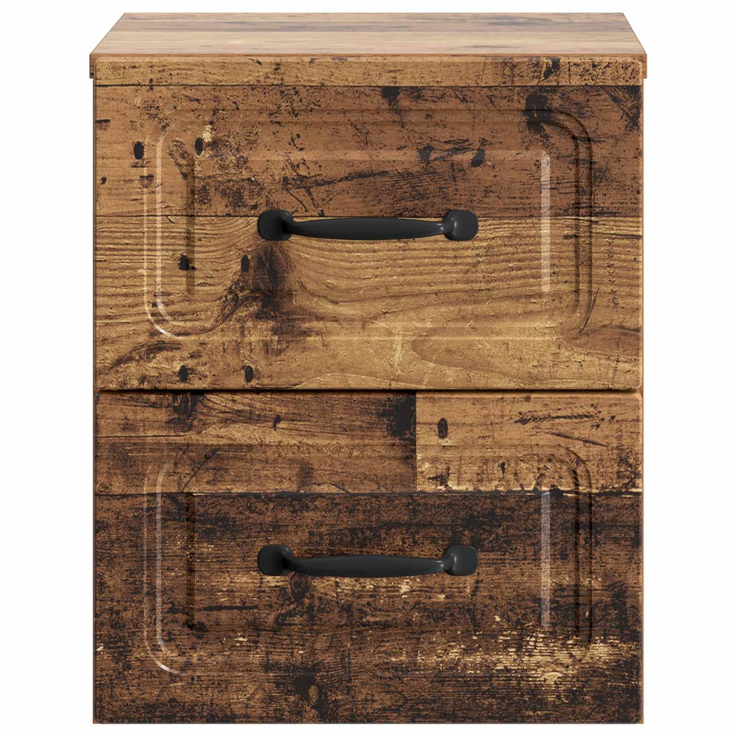 Vegghengt Nattbord Gammelt tre 34,5 x 33 x 40 cm Konstruert tre
