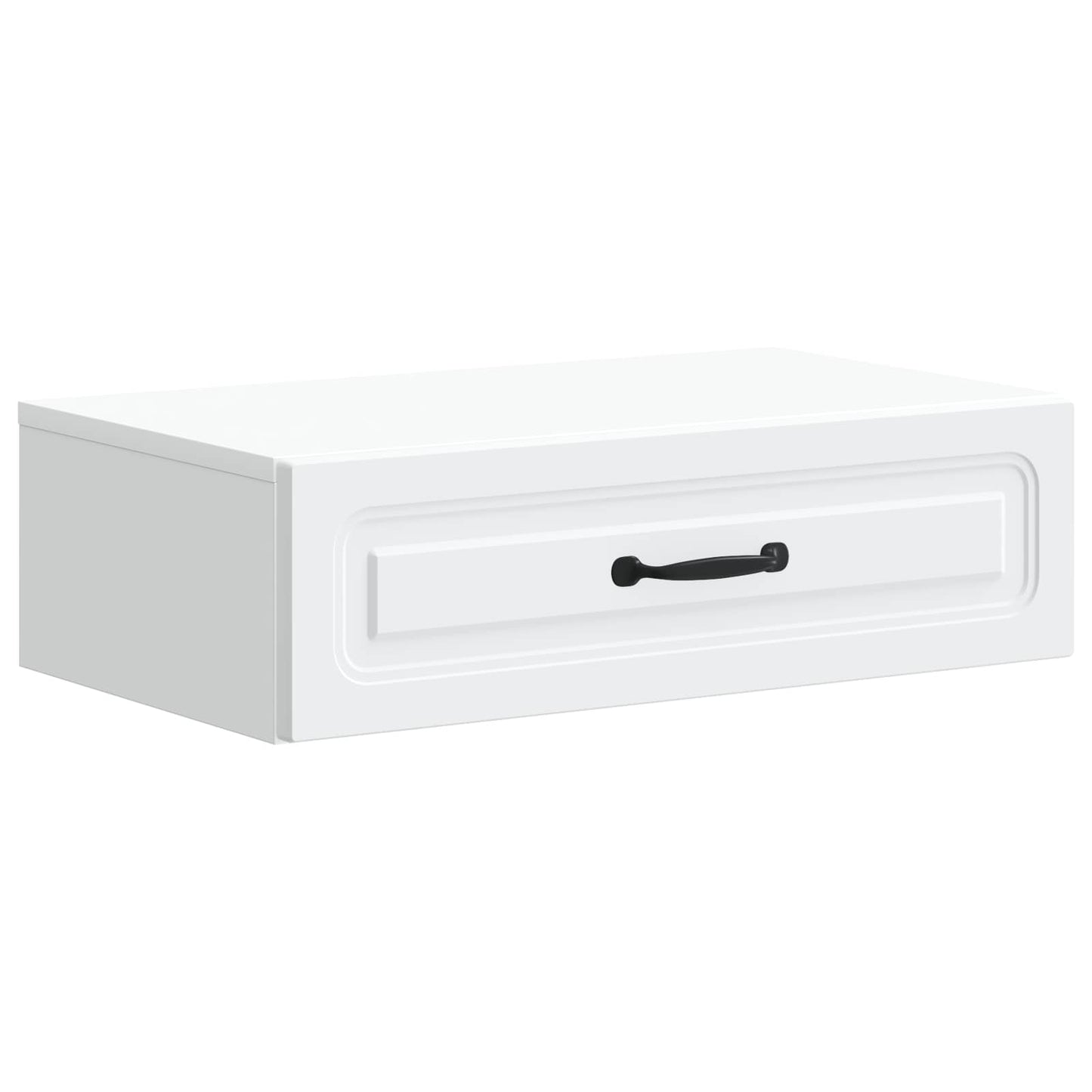 Vegghengt Sidebord Hvit 59 x 34,5 x 17 cm Konstruert tre