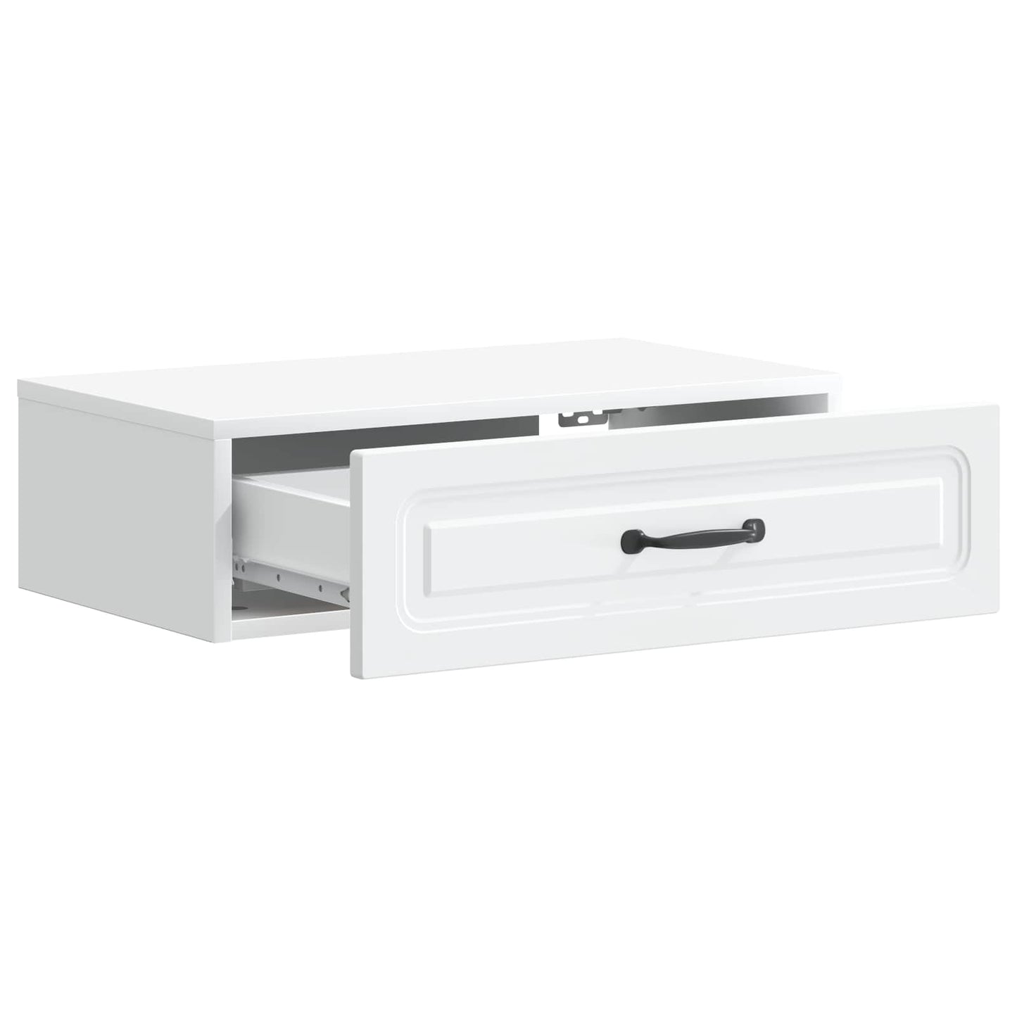 Vegghengt Sidebord Hvit 59 x 34,5 x 17 cm Konstruert tre