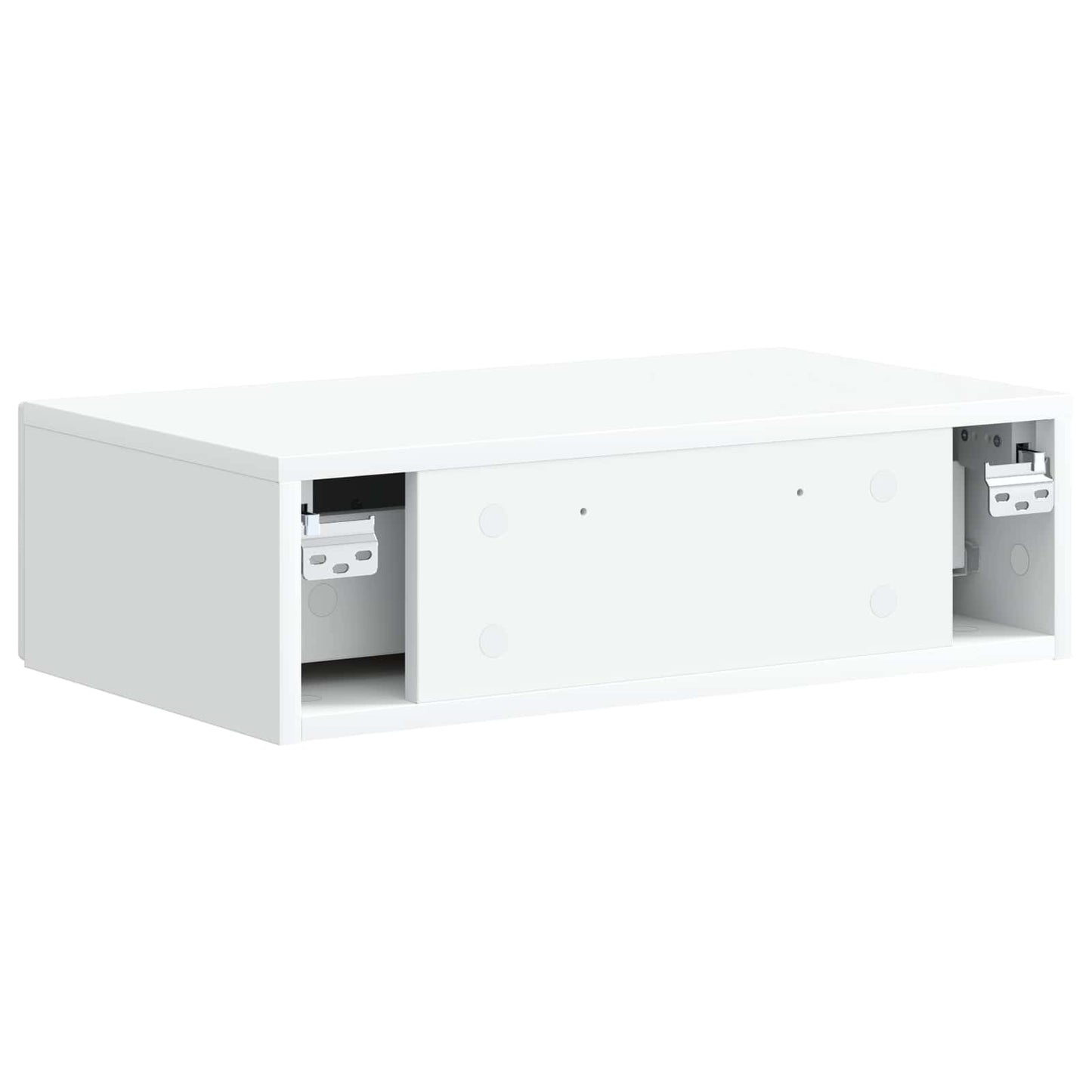 Vegghengt Sidebord Hvit 59 x 34,5 x 17 cm Konstruert tre