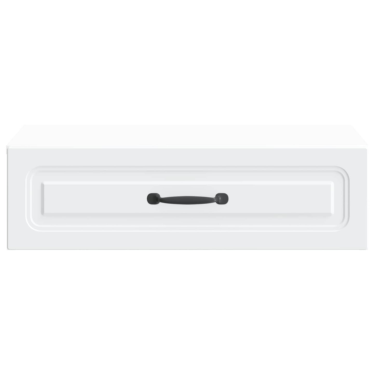 Vegghengt Sidebord Hvit 59 x 34,5 x 17 cm Konstruert tre