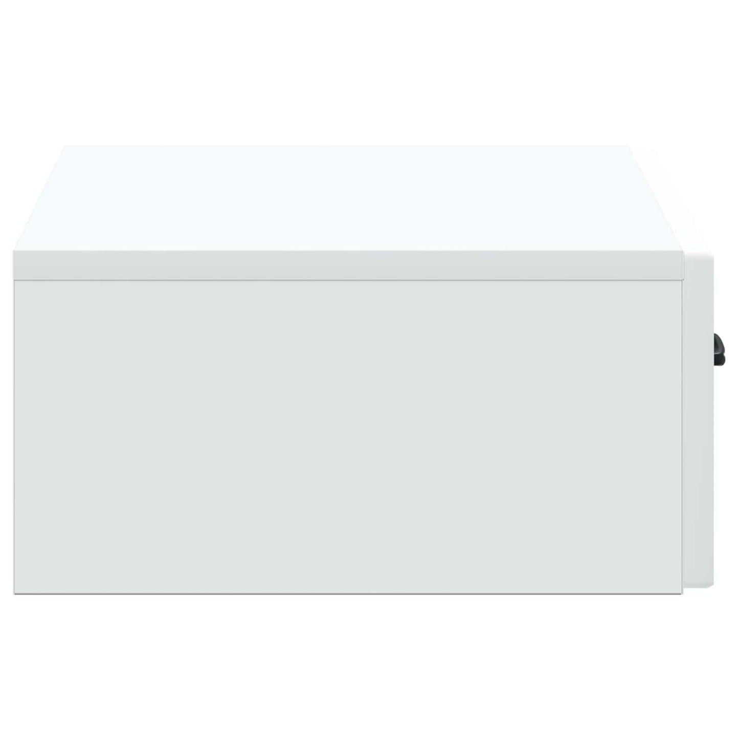 Vegghengt Sidebord Hvit 59 x 34,5 x 17 cm Konstruert tre