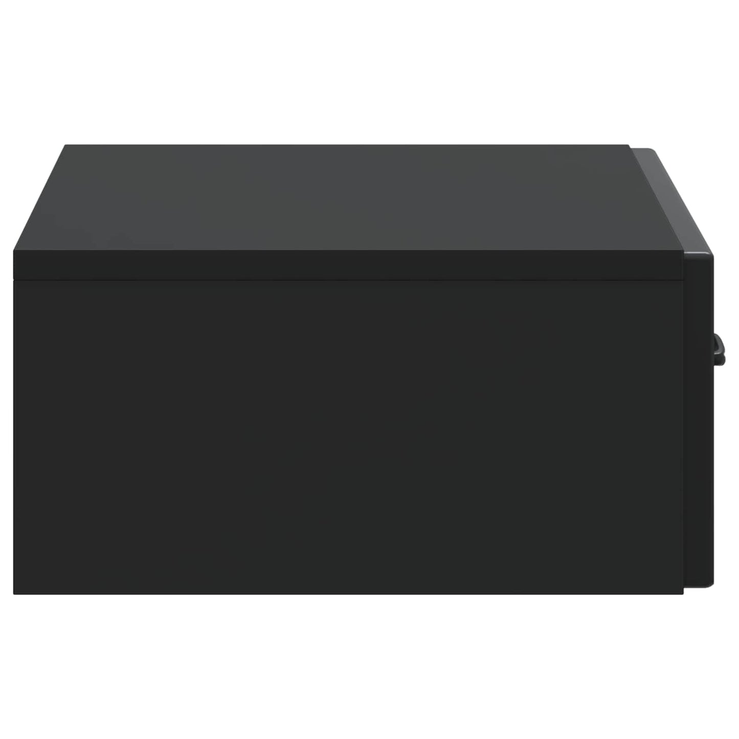 Vegghengt Sidebord Svart 59 x 34,5 x 17 cm Konstruert tre