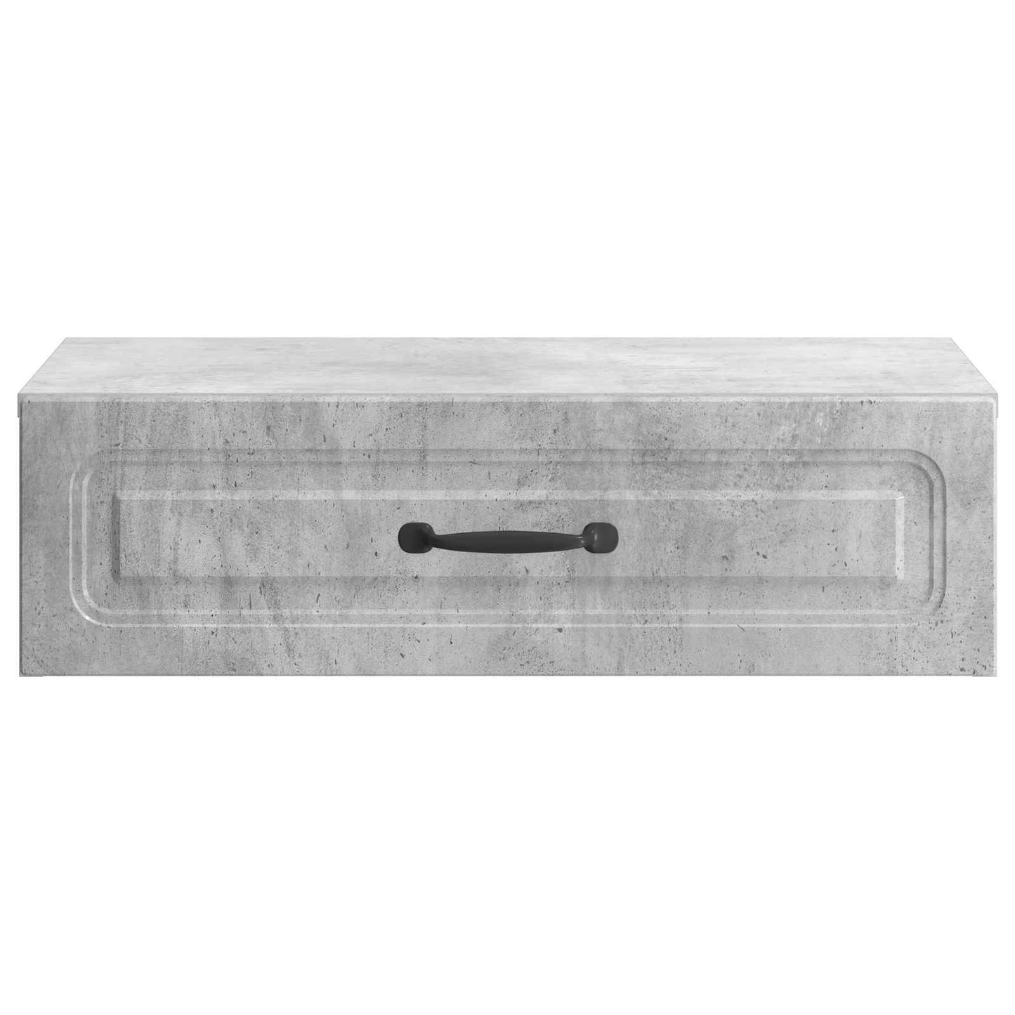 Vegghengt Sidebord Betonggrå 59 x 34,5 x 17 cm Konstruert tre