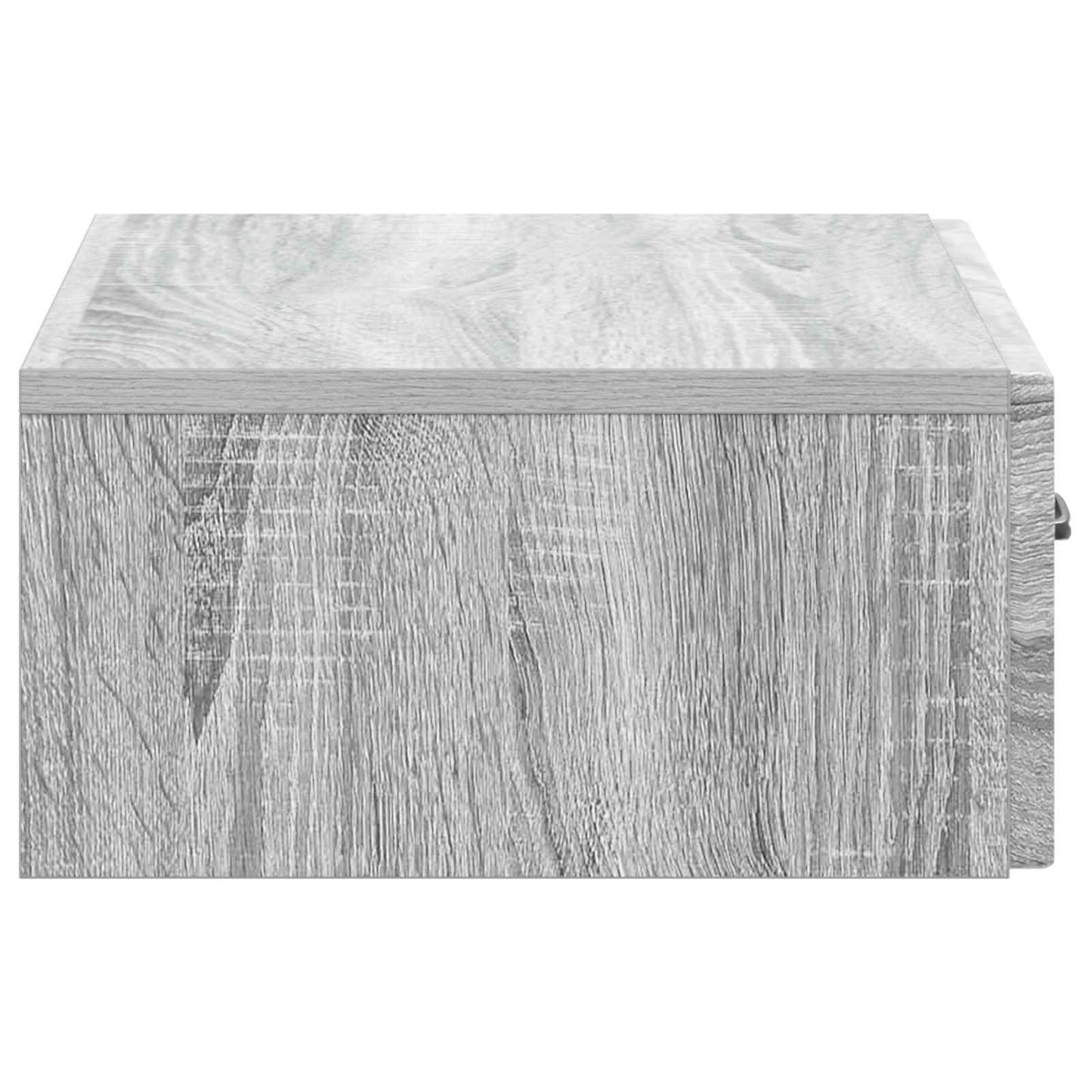 Vegghengt Sidebord Grå sonoma 59 x 34,5 x 17 cm Konstruert tre