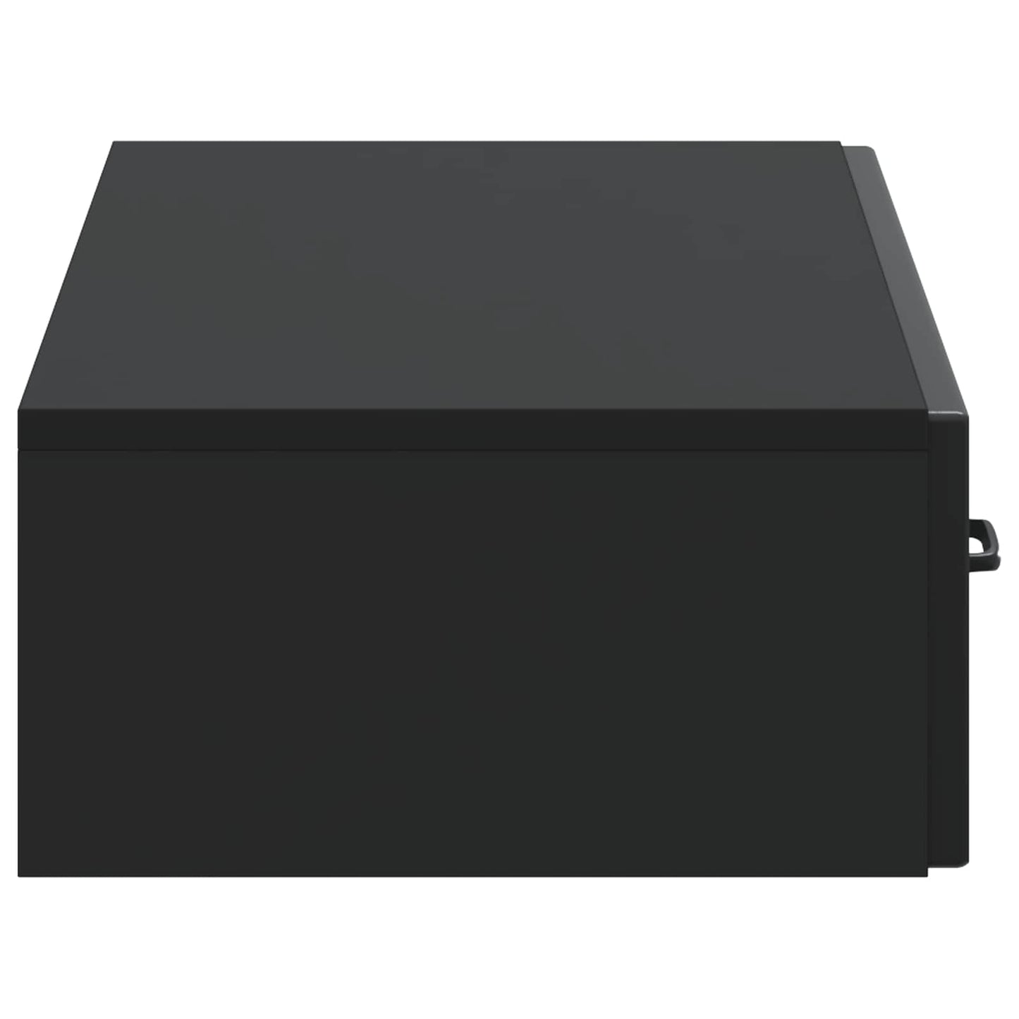 Vegghengt Sidebord Svart 87,5 x 34,5 x 17 cm Konstruert tre