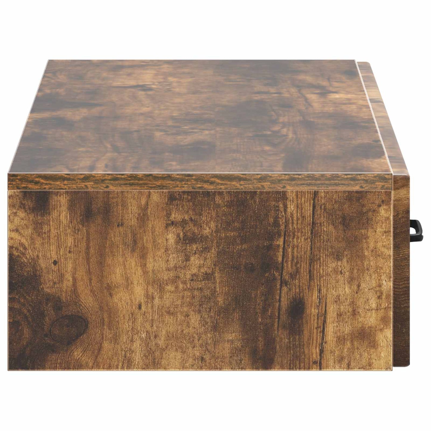 Vegghengt Sidebord Røkt Eik 87,5 x 34,5 x 17 cm Konstruert tre