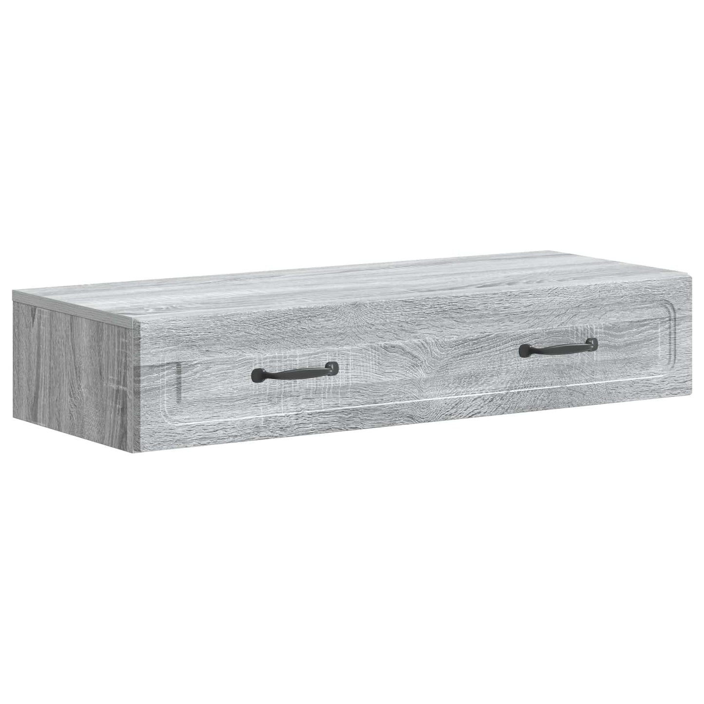 Vegghengt Sidebord Grå sonoma 87,5 x 34,5 x 17 cm