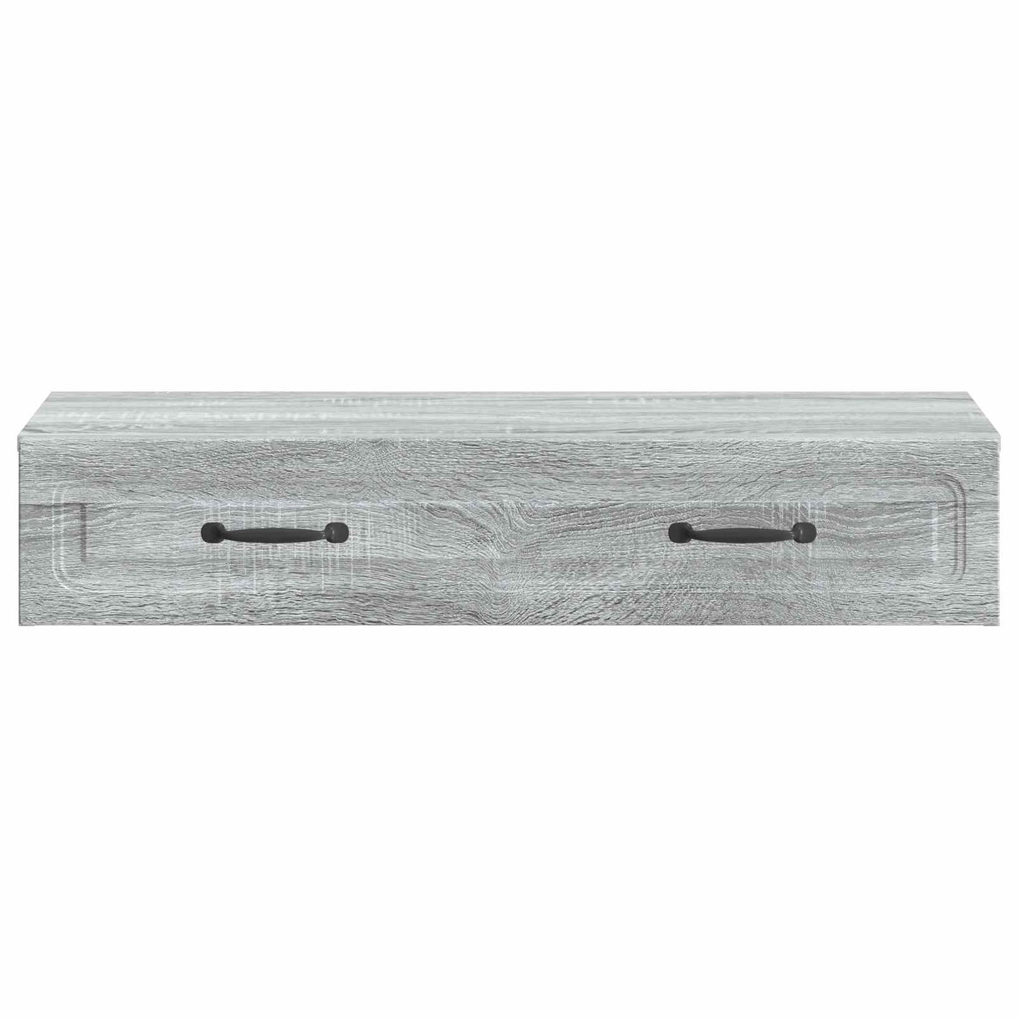 Vegghengt Sidebord Grå sonoma 87,5 x 34,5 x 17 cm