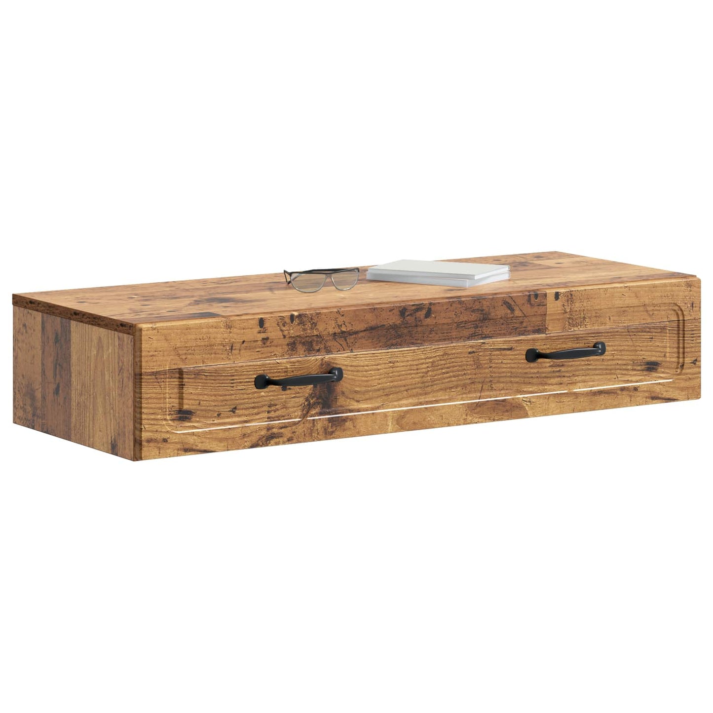 Vegghengt Sidebord Gammelt tre 87,5 x 34,5 x 17 cm