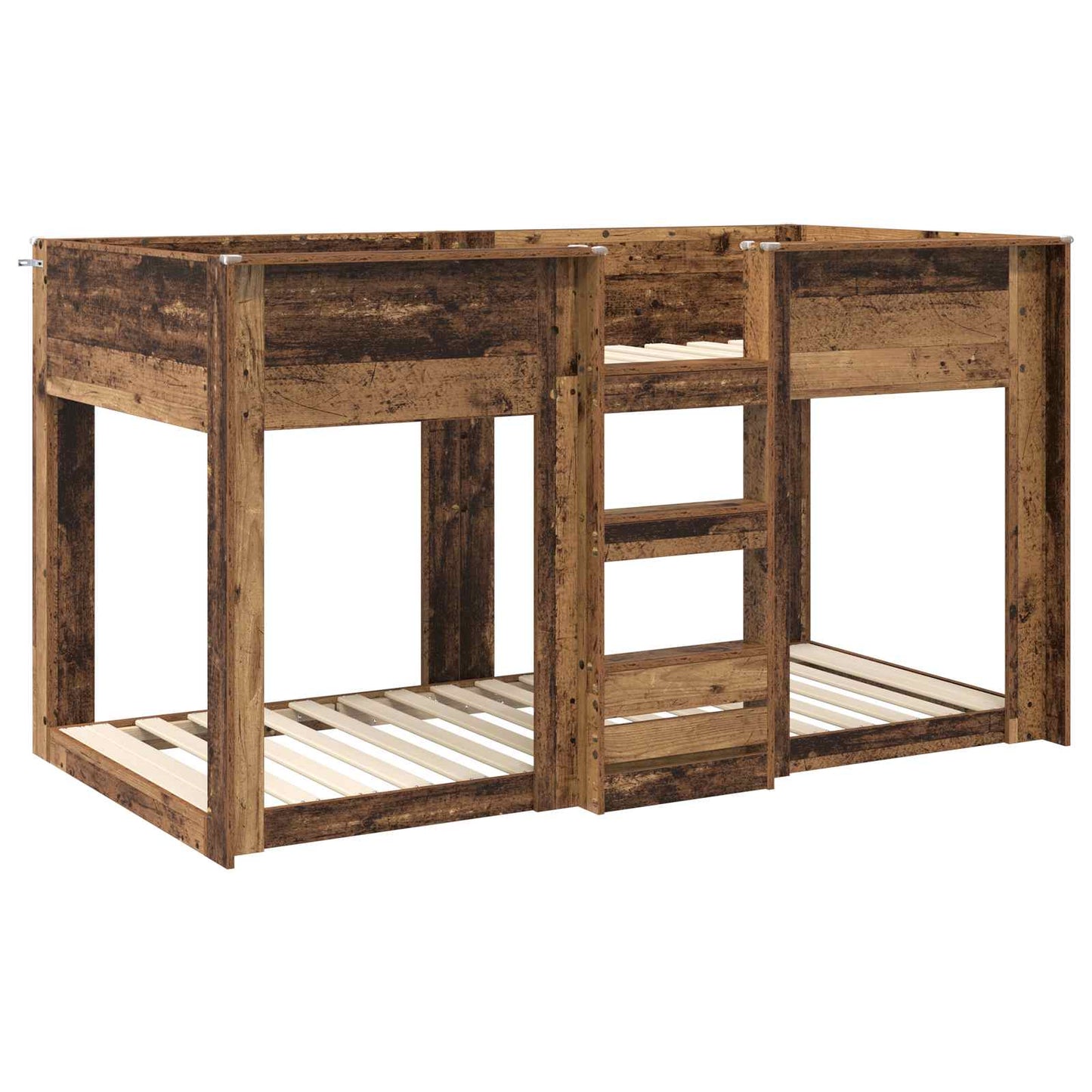 Køyeseng for Barn Gammelt tre 75 x 190 cm Konstruert tre