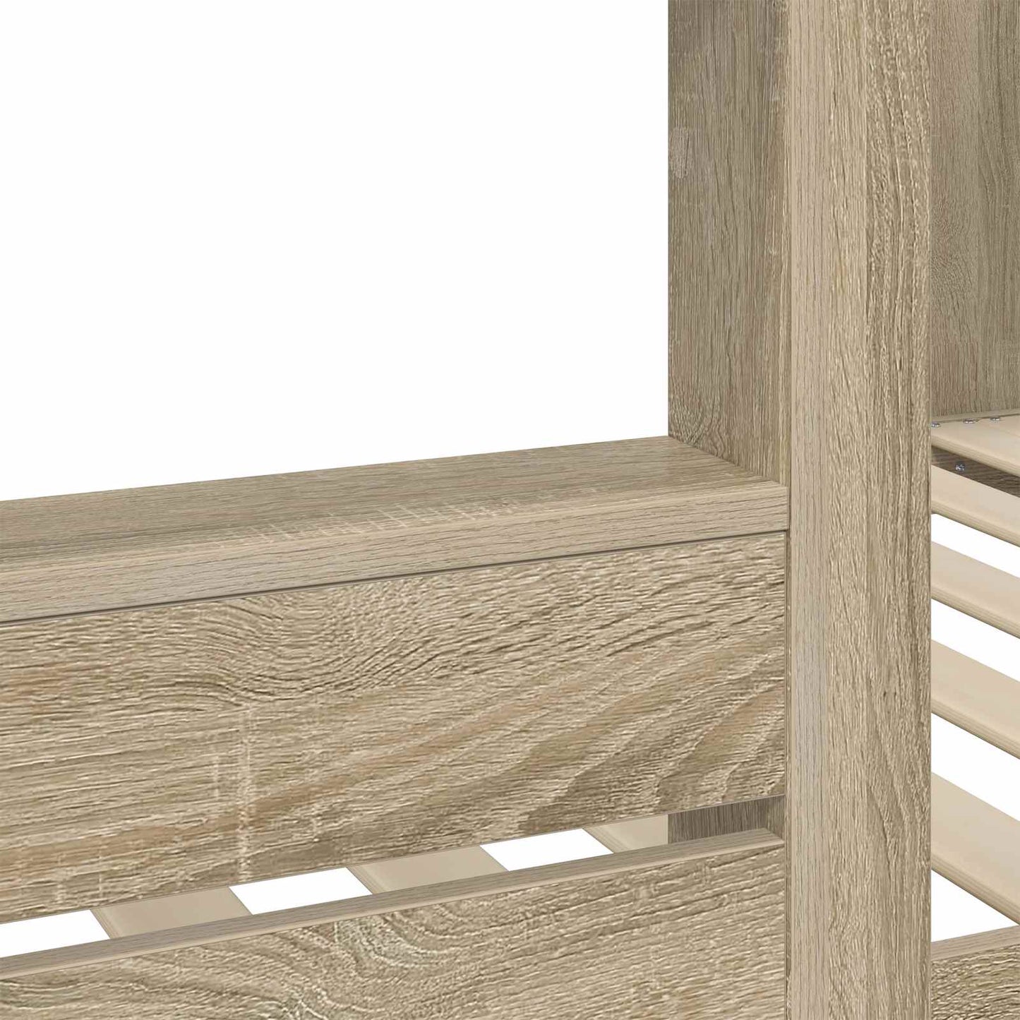 Køyeseng for Barn Sonoma eik 80 x 200 cm Konstruert tre