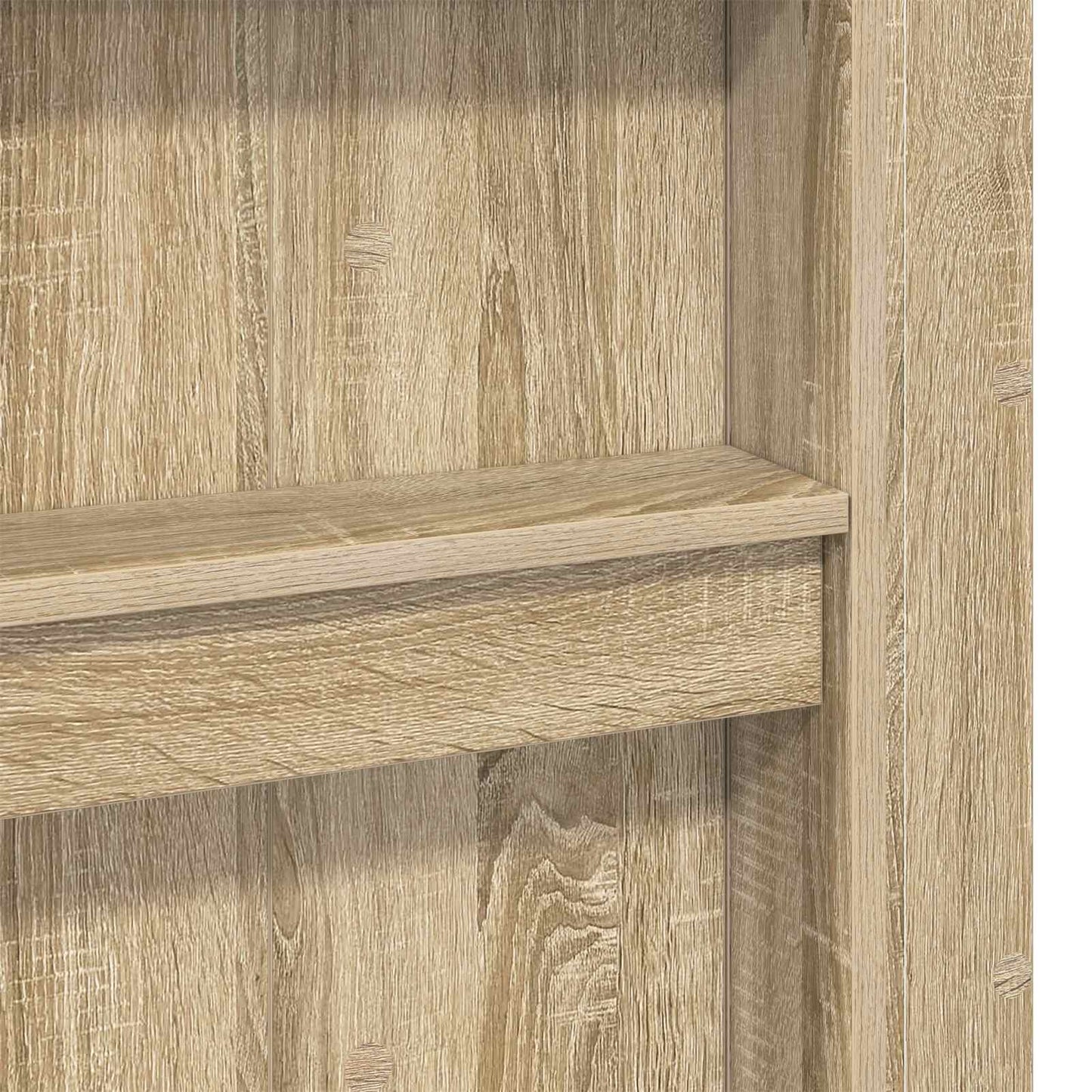 Loft seng ramme med skrivebord Sonoma eik 75 x 190 cm