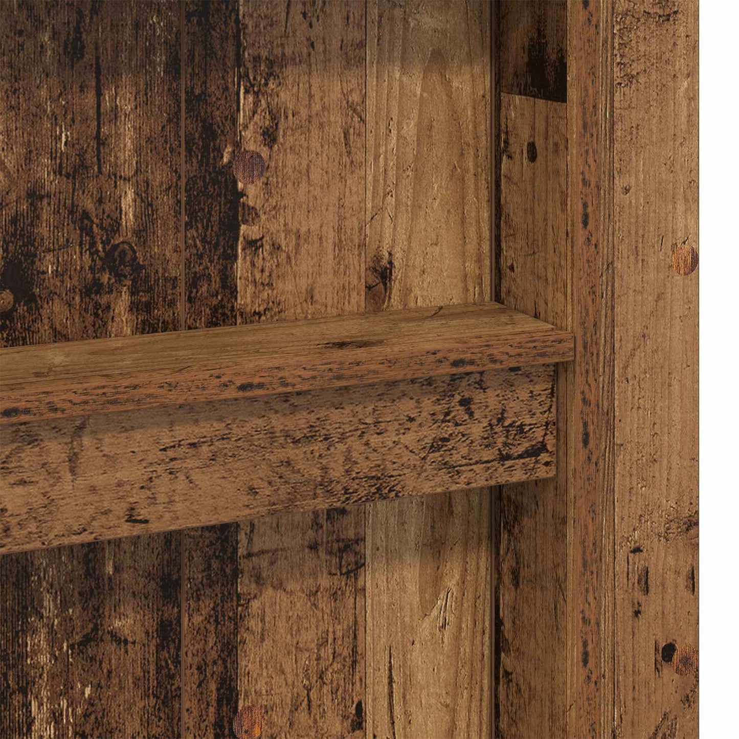 Loft seng ramme med skrivebord Gammelt tre 100 x 200 cm