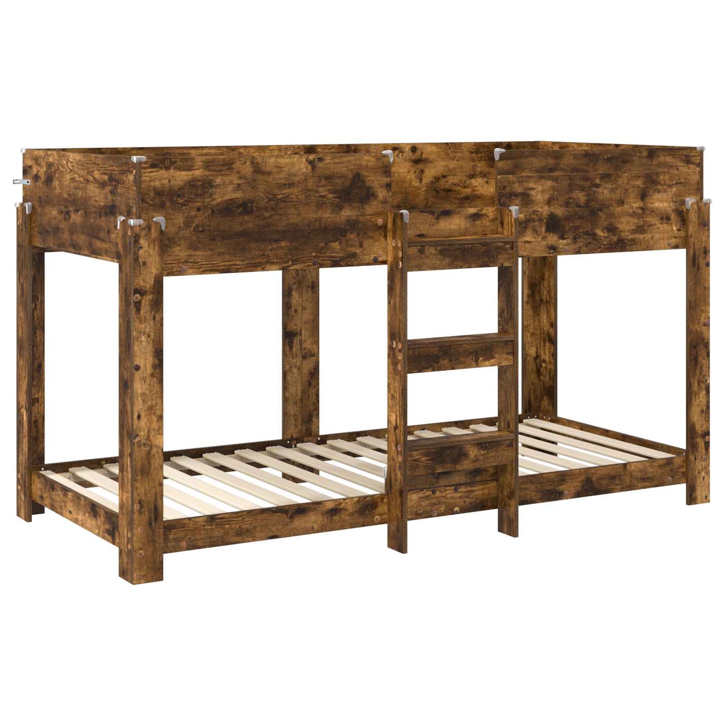 Køyeseng for Barn Røkt eik 80 x 200 cm Konstruert tre