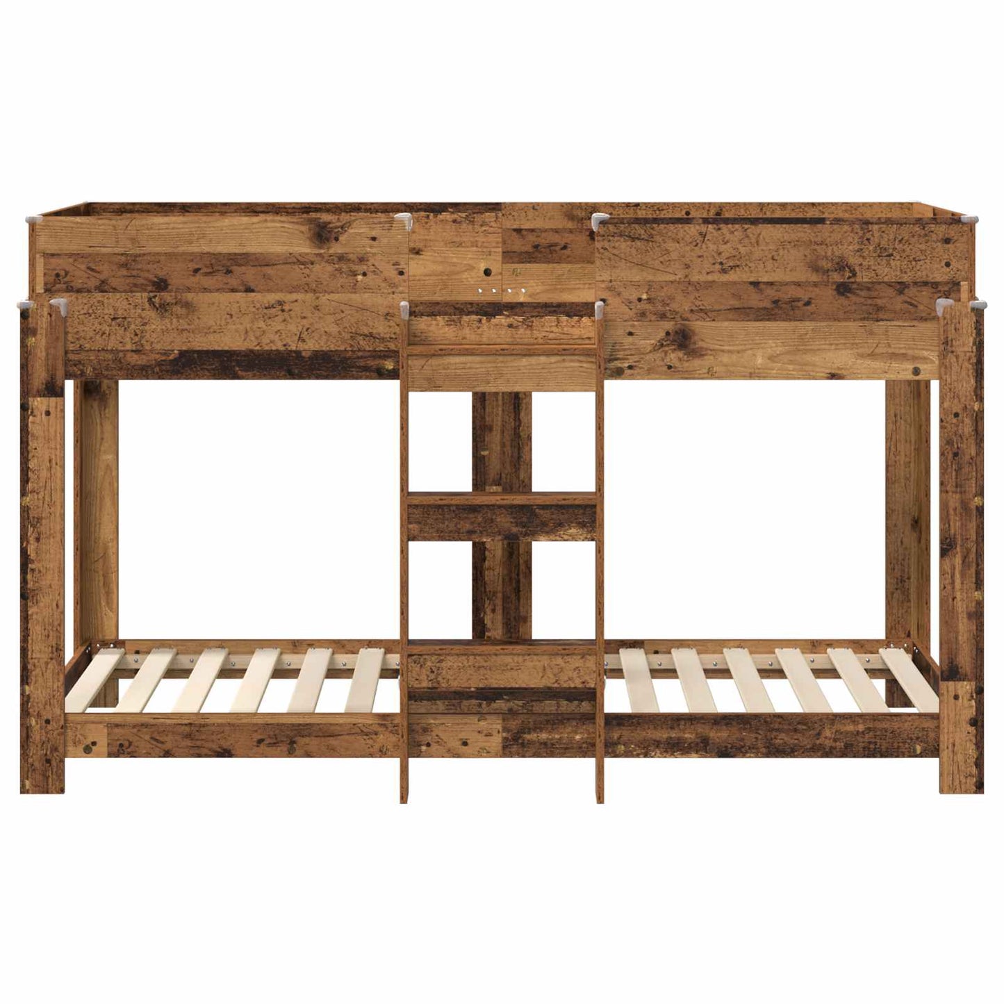 Køyeseng for Barn Gammelt tre 75 x 190 cm Konstruert tre