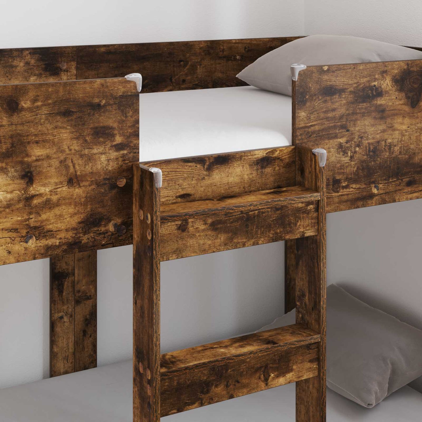 Køyeseng for Barn Røkt eik 80 x 160 cm Konstruert tre