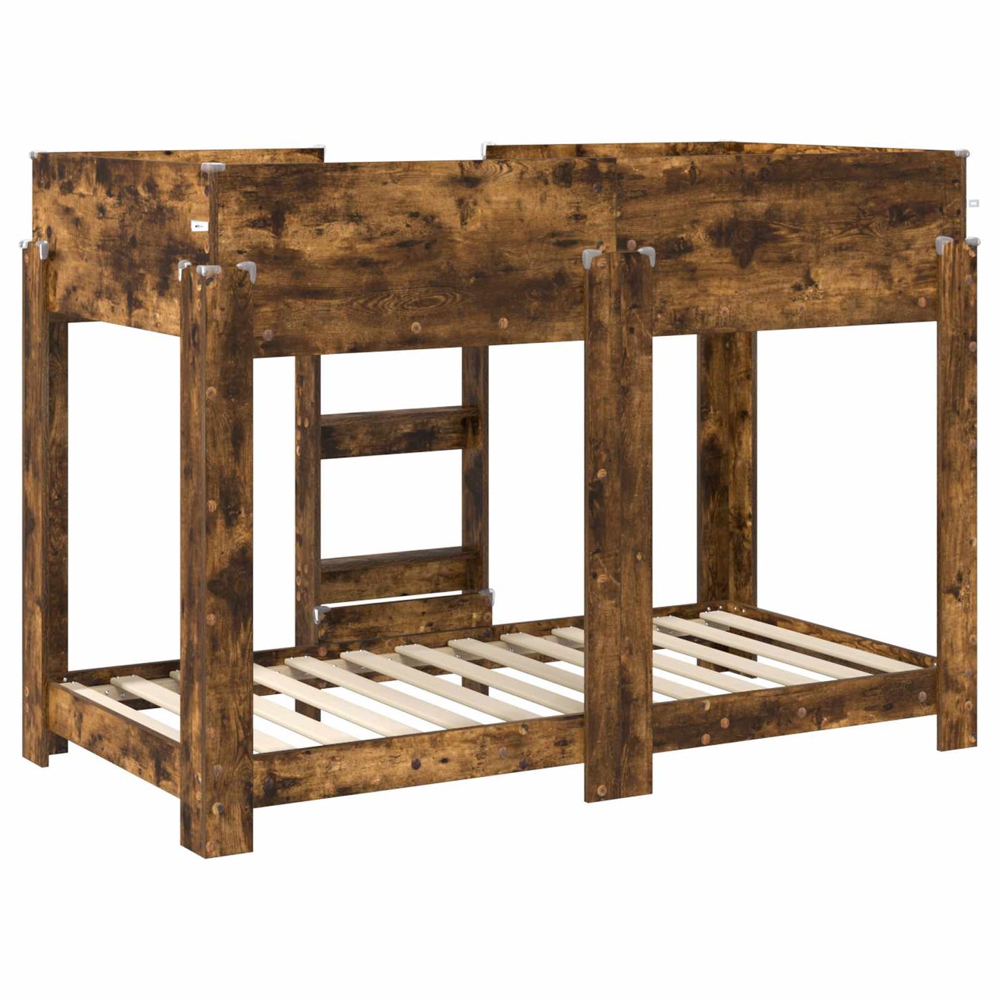 Køyeseng for Barn Røkt eik 80 x 160 cm Konstruert tre