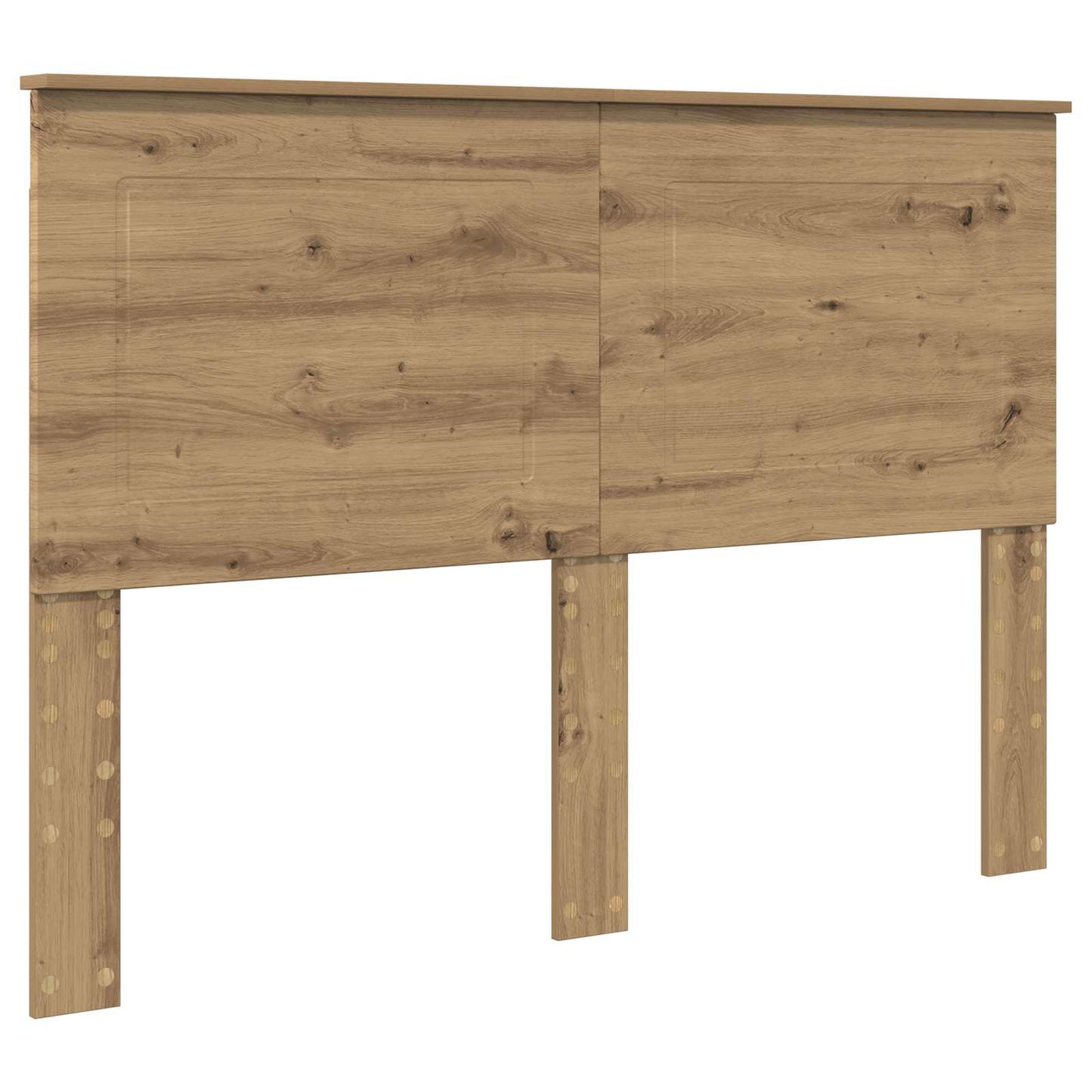 Sengestamme med skuff Kunstnerisk Eik 150 x 200 cm Massiv furu