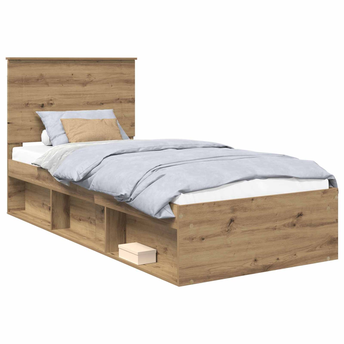 Sengestamme Kunstnerisk Eik 90 x 190 cm Massiv furu