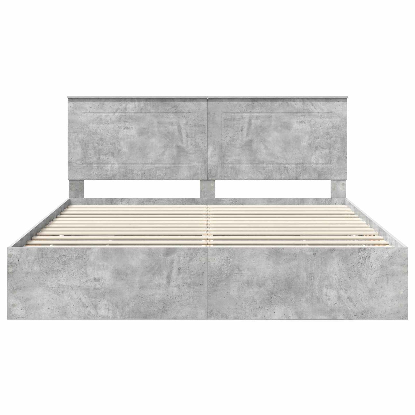 Sengestamme med skuff Betonggrå 180 x 200 cm Ingeniørtre