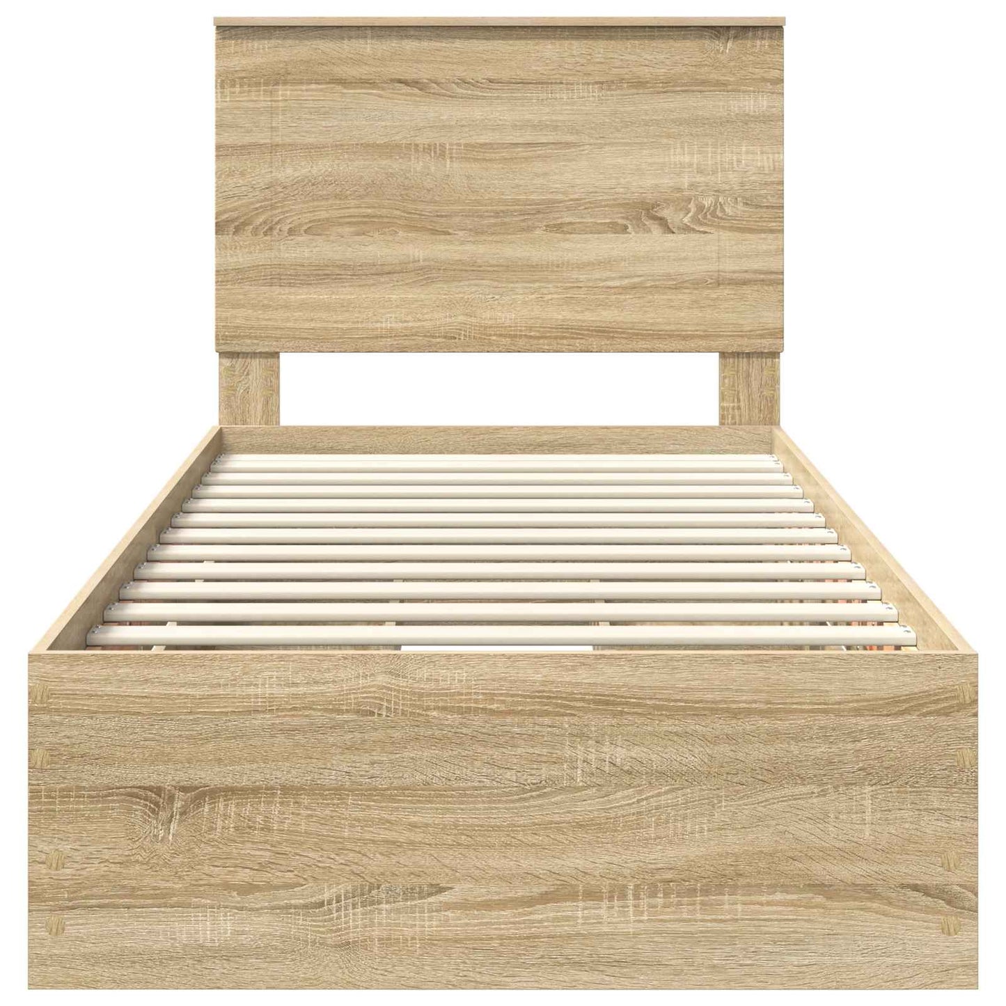 Sengestamme med skuff Sonoma eik 75 x 190 cm Ingeniørtre