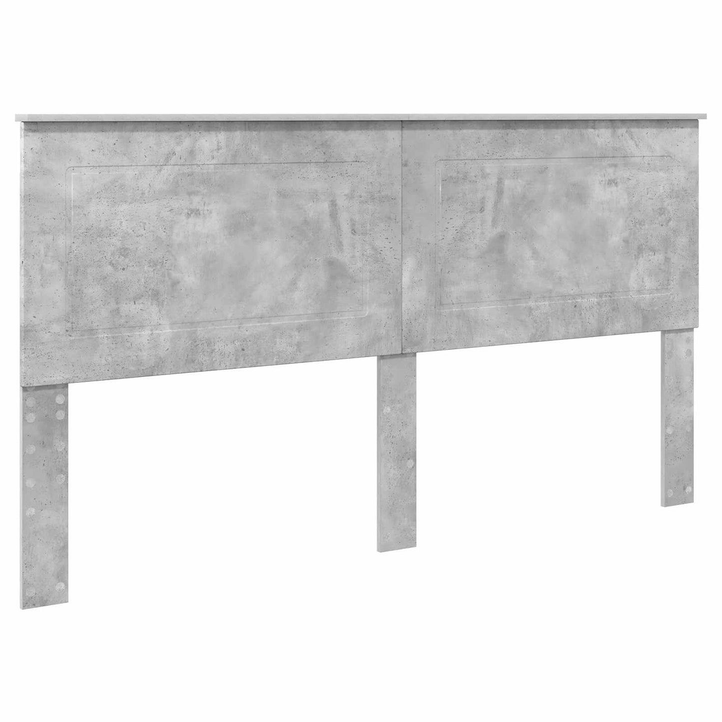 Sengestamme med skuff Betonggrå 200 x 200 cm Konstruert tre