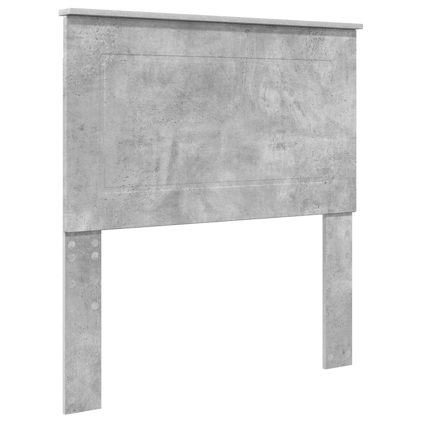 Sengestamme Betonggrå og Sølv 75 x 190 cm Konstruert tre