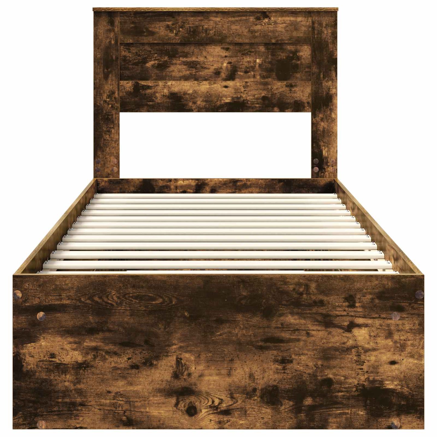 Sengestamme Ensfarget Røkt eik 100 x 200 cm Massiv furu