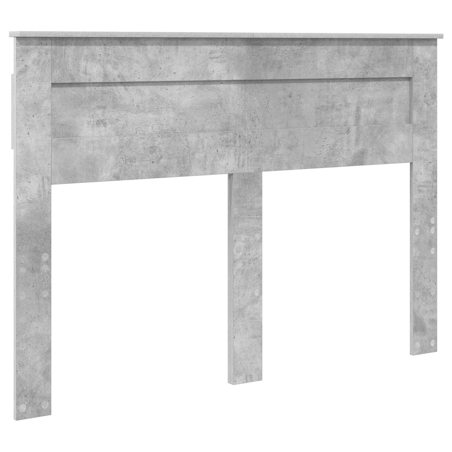 Sengestamme med skuff Betonggrå 160 x 200 cm Konstruert tre
