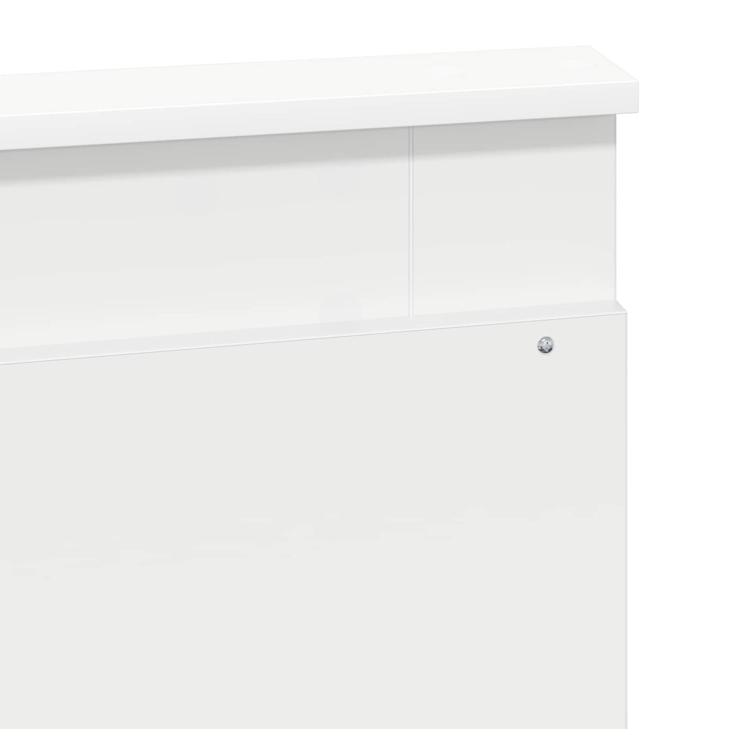 Sengestamme med hodegjerde Svart 140 x 190 cm Massiv furu