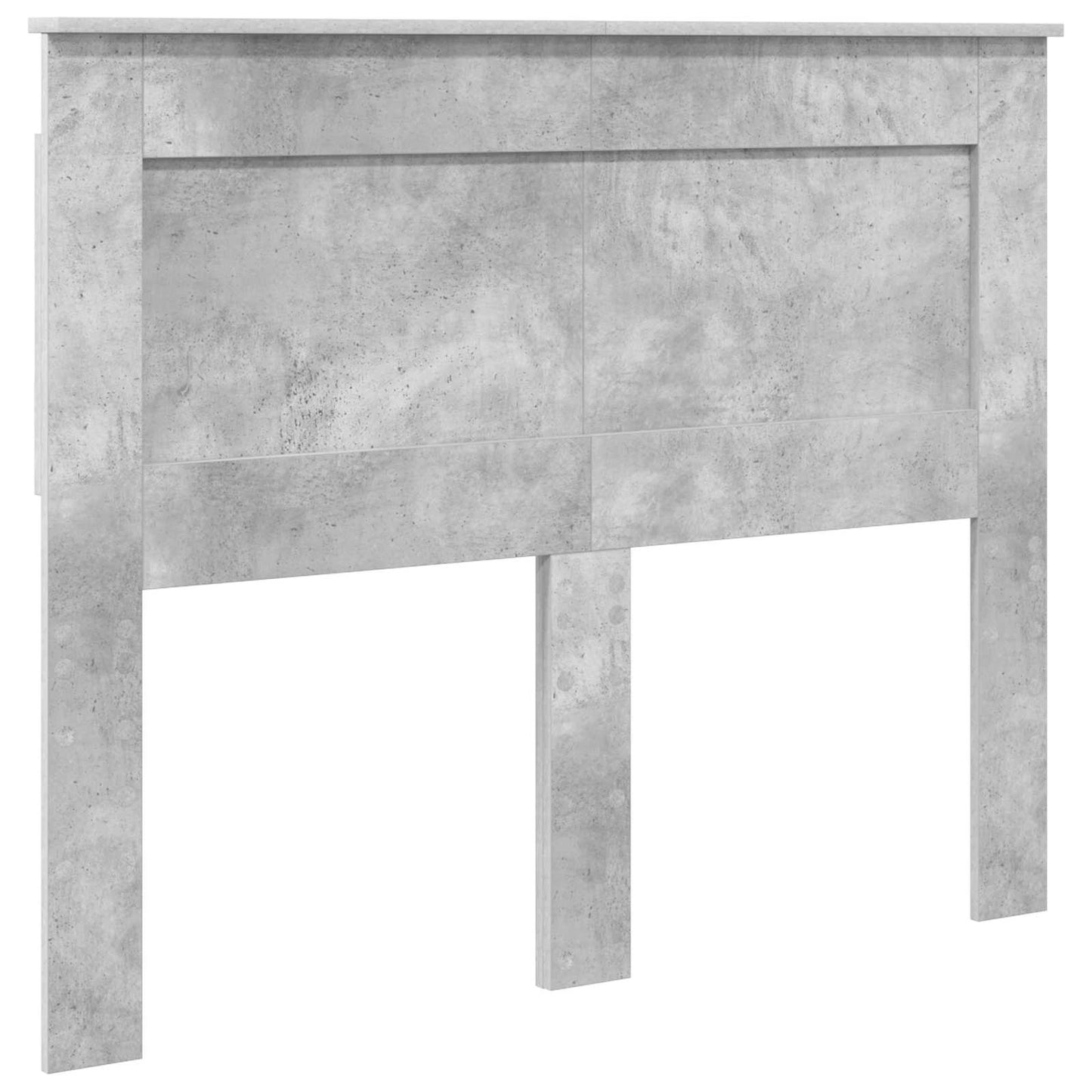 Sengestamme med skuff Betonggrå 135 x 190 cm Massiv furu